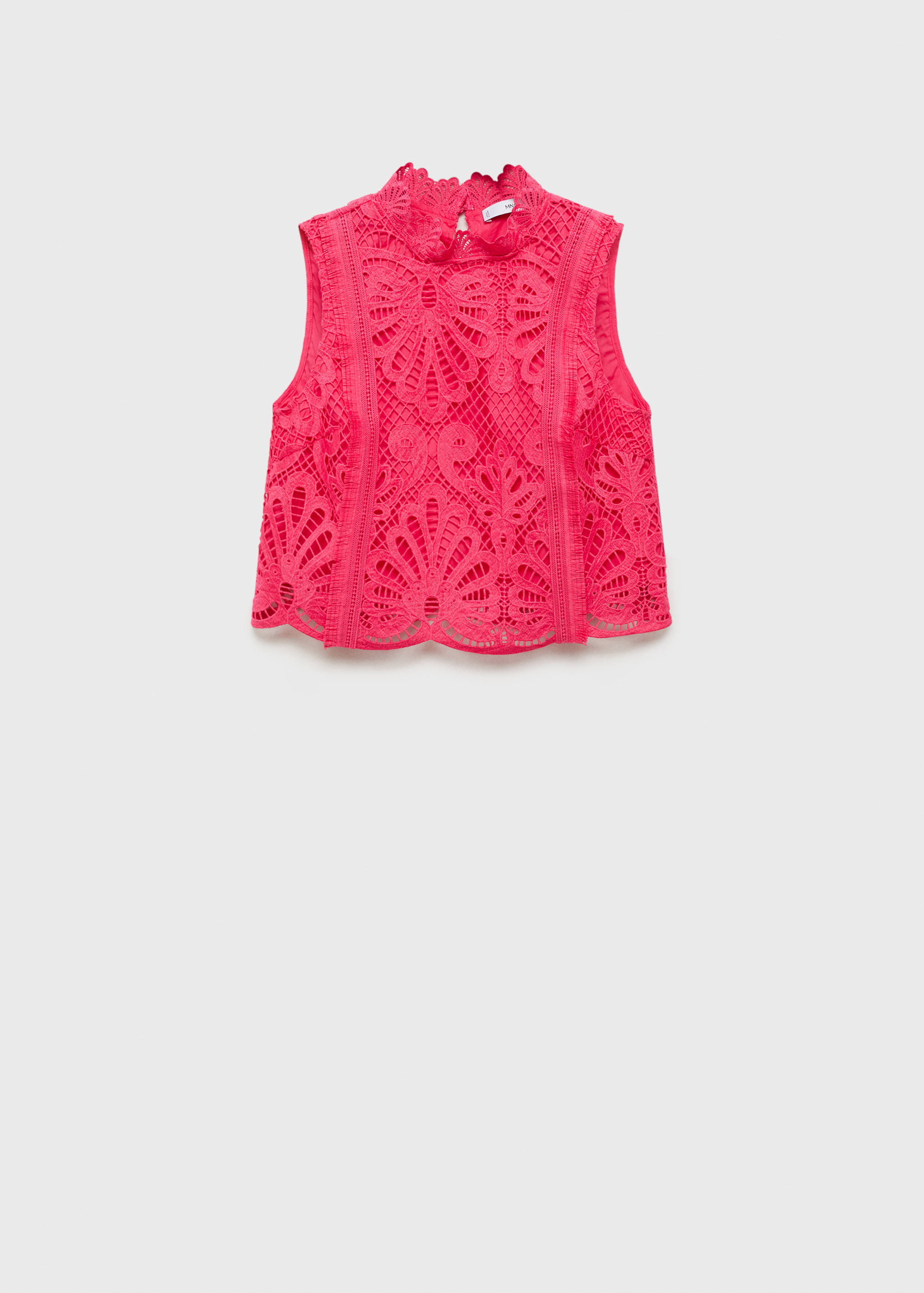 Crochet perkins-neck top - Article without model