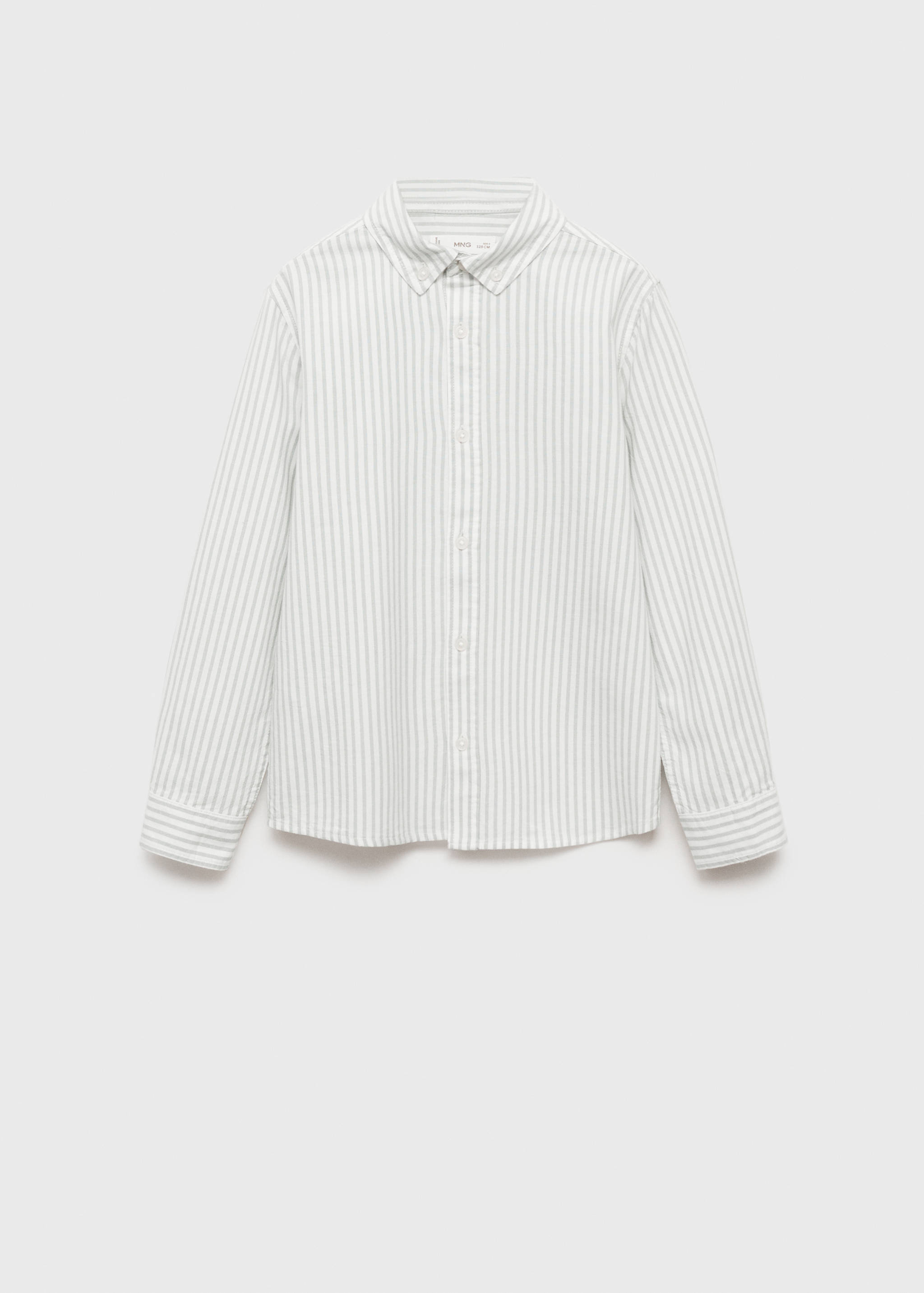 Chemise 100 % coton rayures Oxford - Article sans modèle