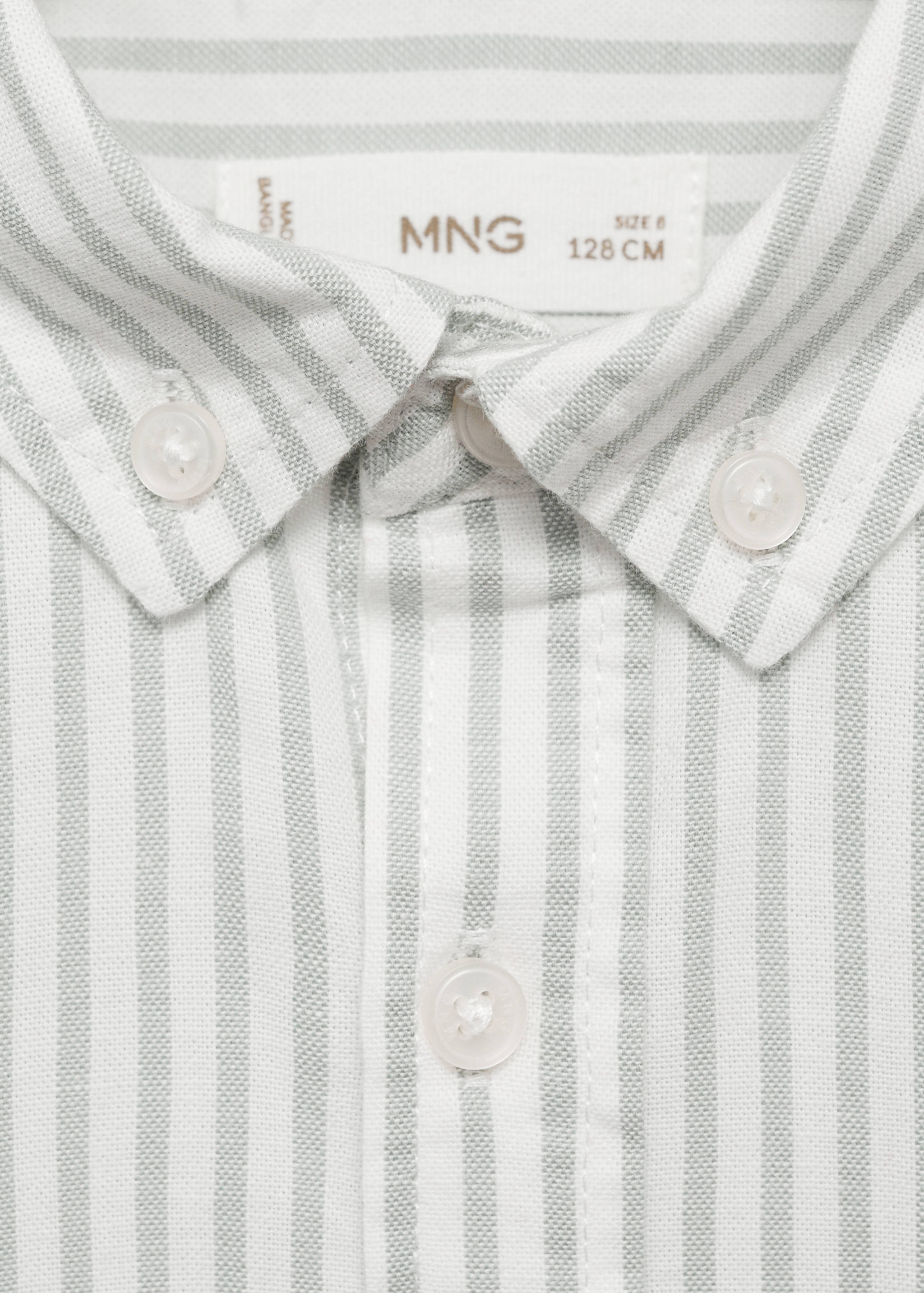 Chemise 100 % coton rayures Oxford - Détail de l'article 8