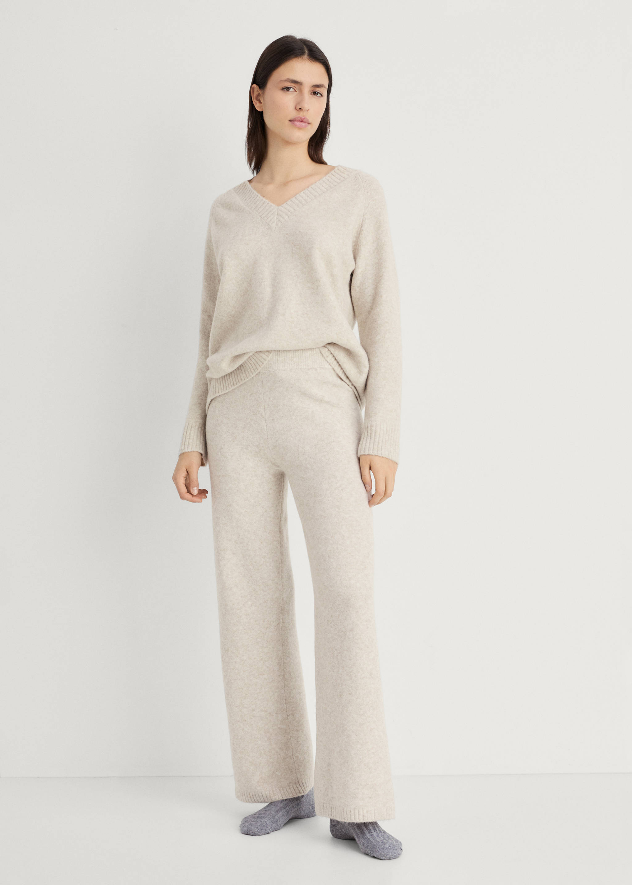 Pantalon maille long - Plan général