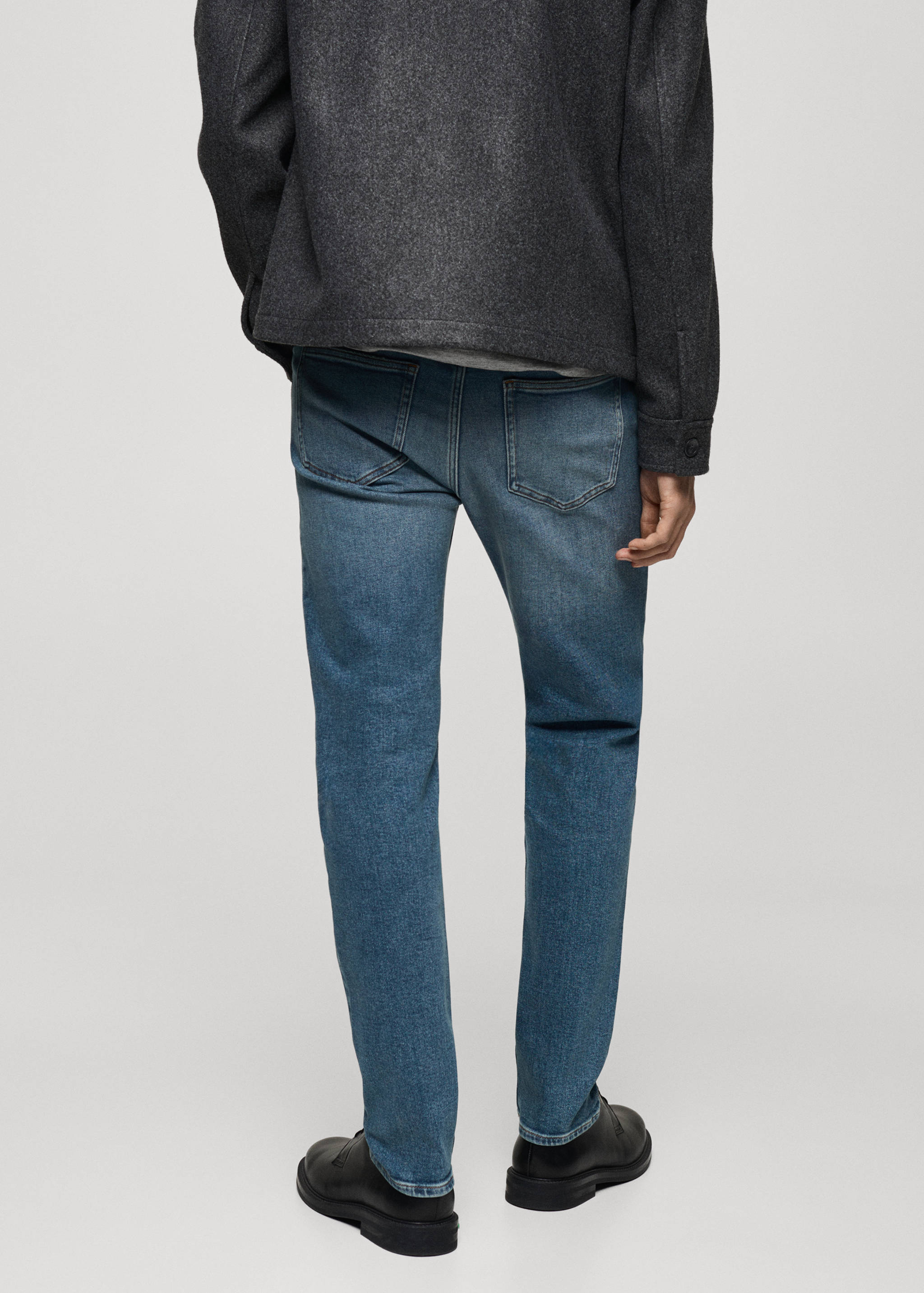 Jan slim-fit faded medium-wash Jeans - Reverse of the article