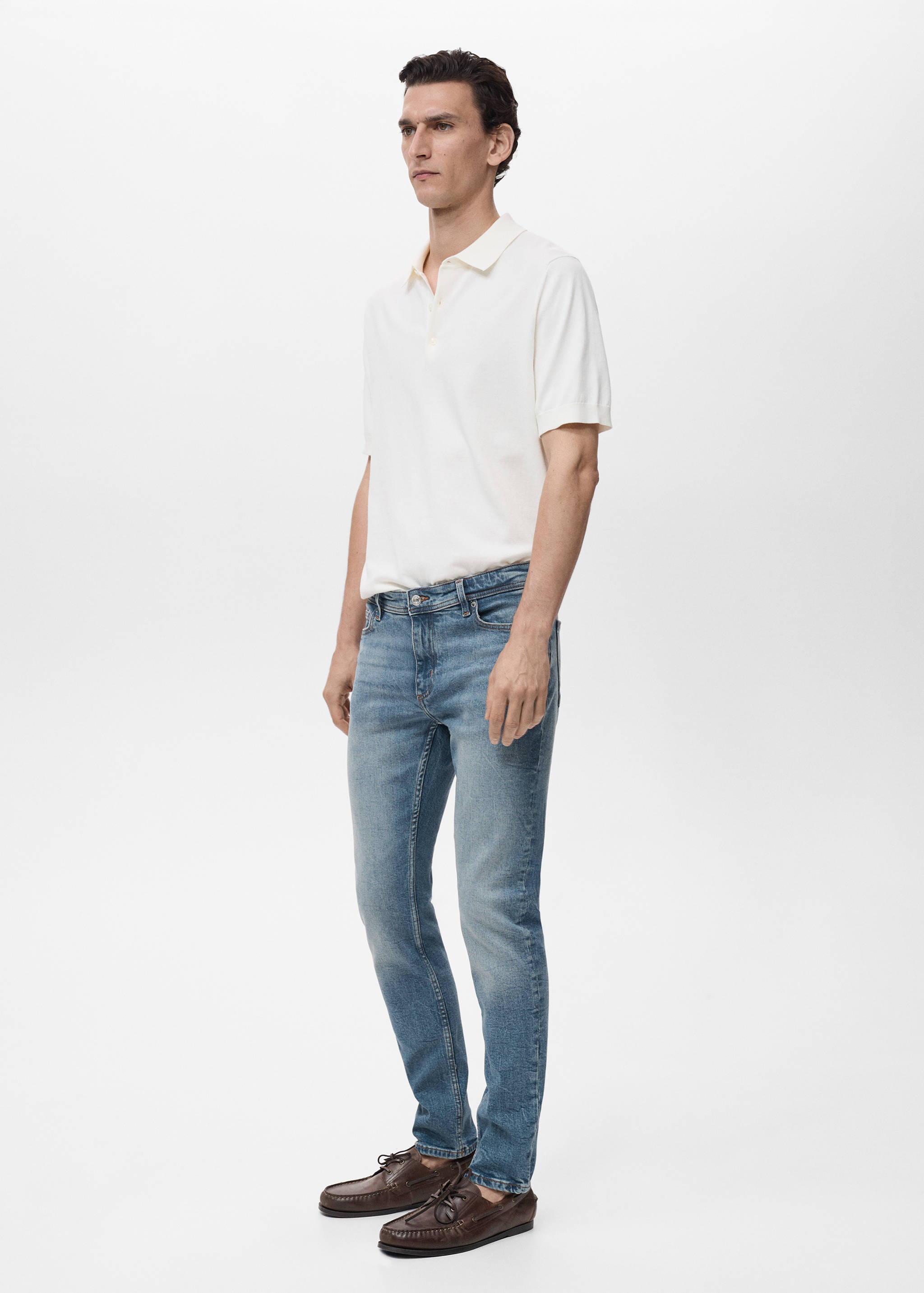 Jan slim-fit faded medium-wash Jeans - Details of the article 5