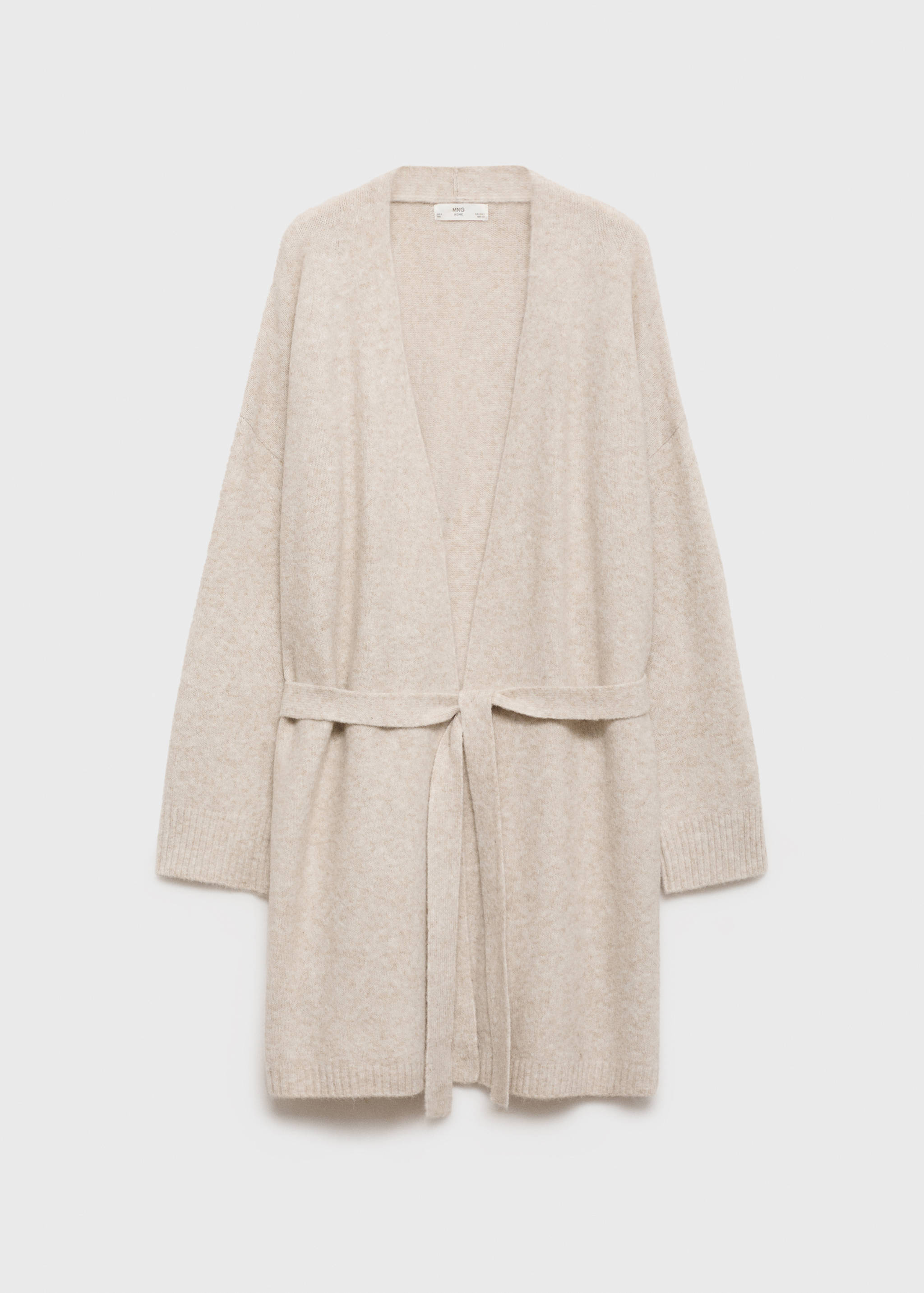 Kort stickad kofta - Artikel utan modell