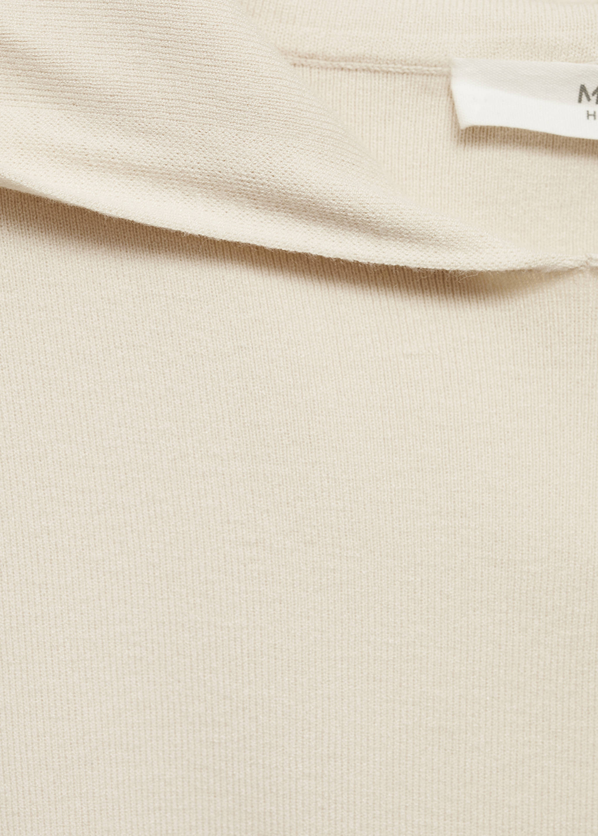 Rib-knit hoodie sweatshirt - Details of the article 8