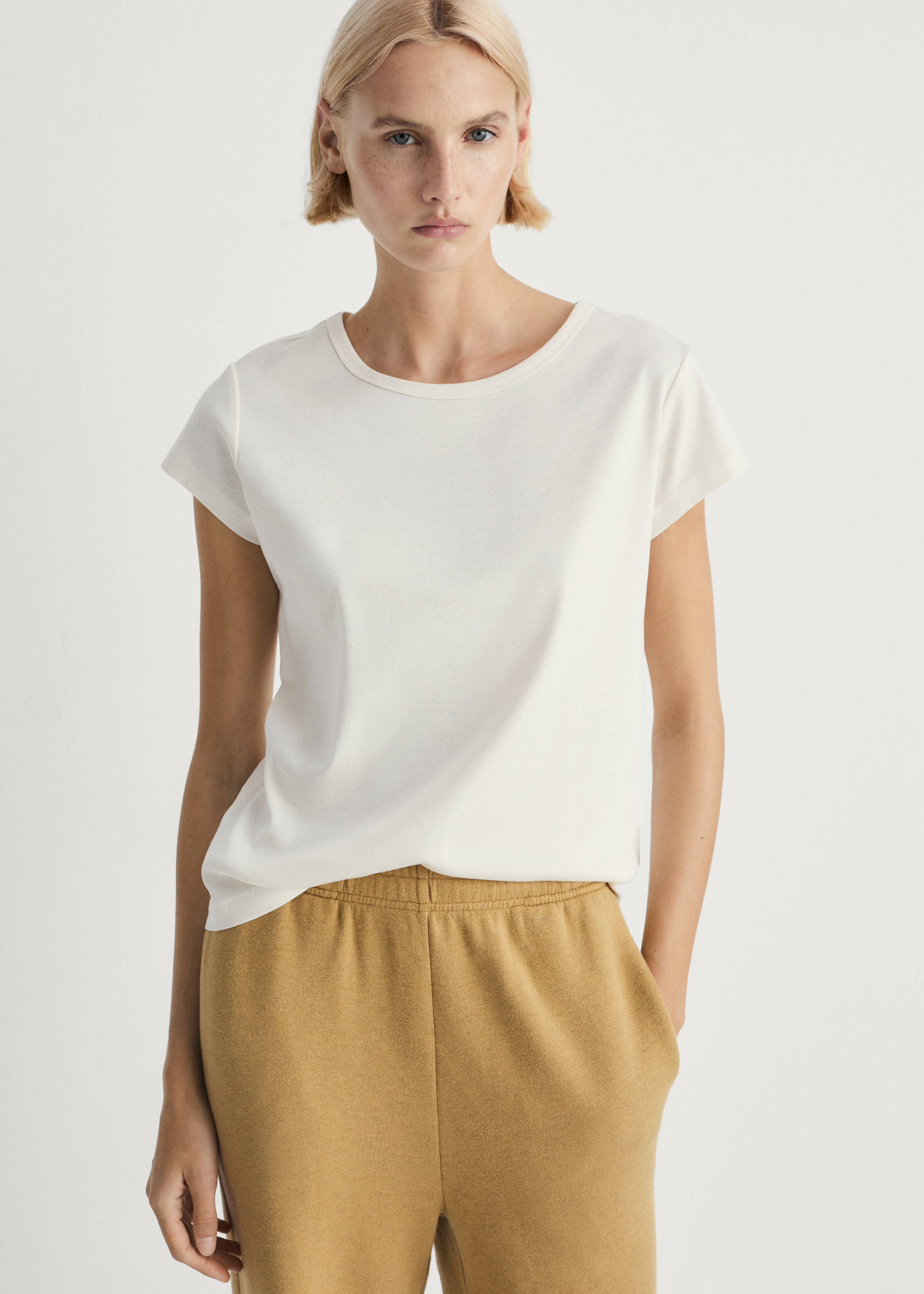 100% cotton short sleeve t-shirt - Medium plane