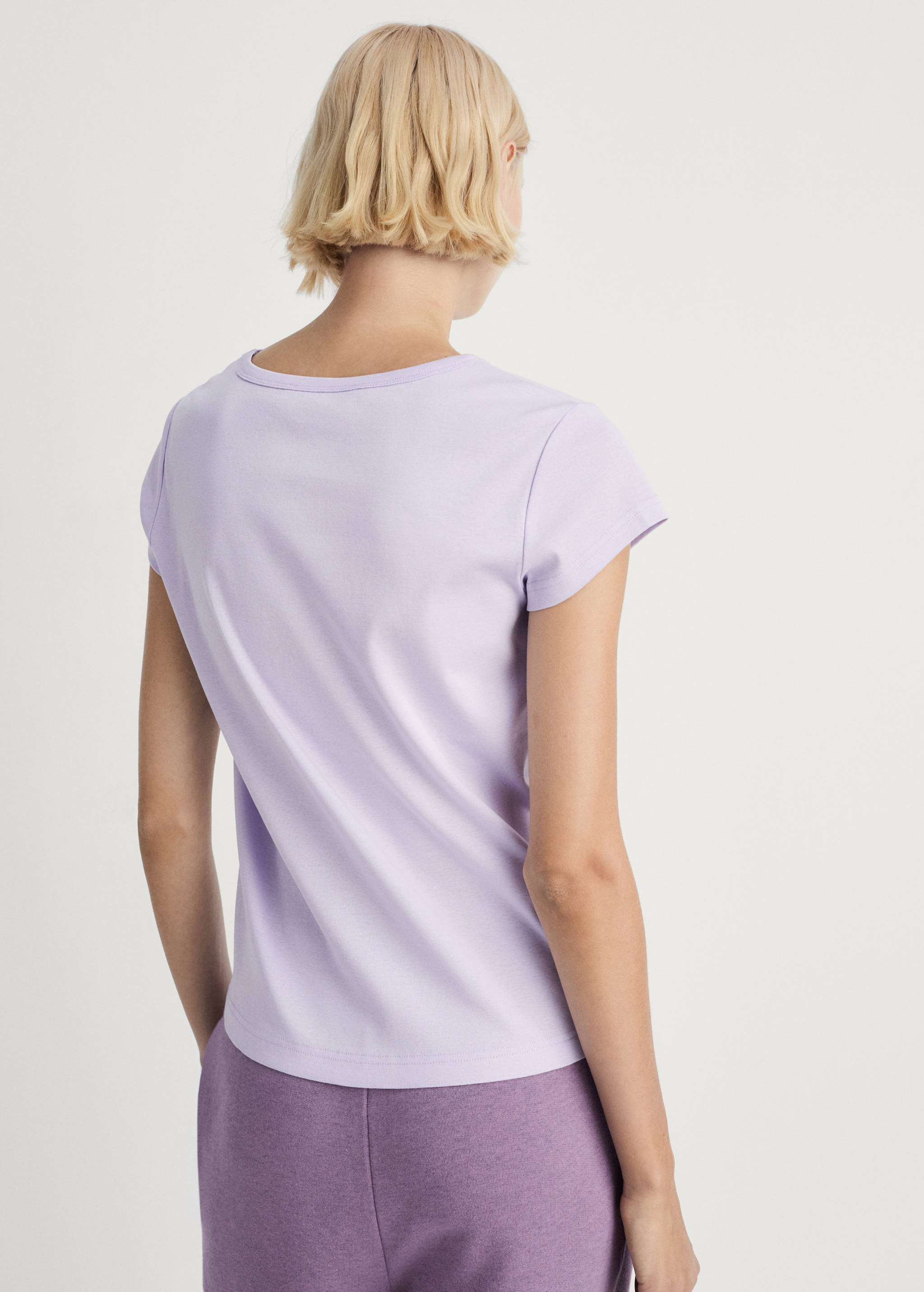 100% cotton short sleeve t-shirt - Reverse of the article