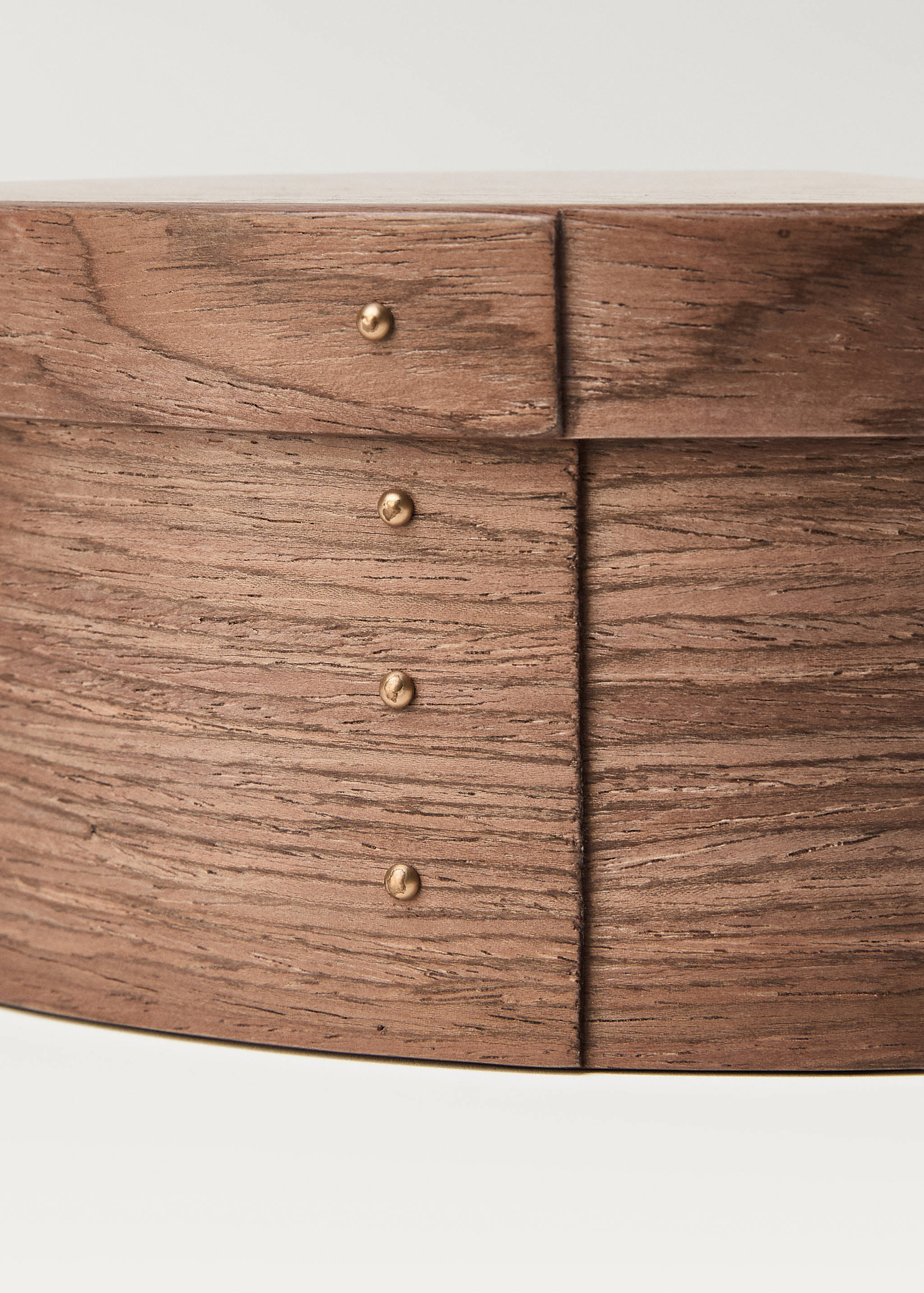 Petite boîte ovale en bois - Détail de l'article 2