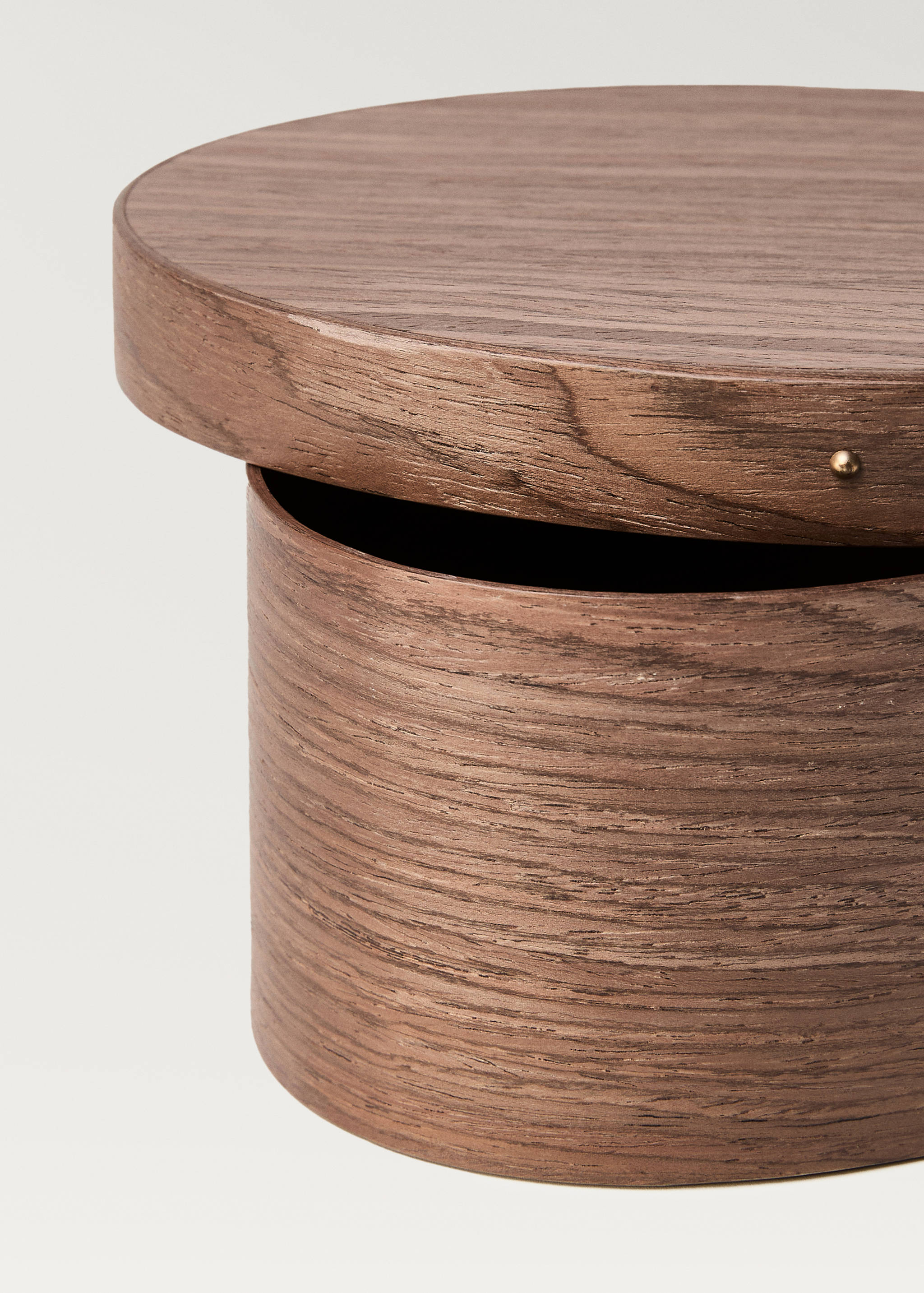 Petite boîte ovale en bois - Détail de l'article 3