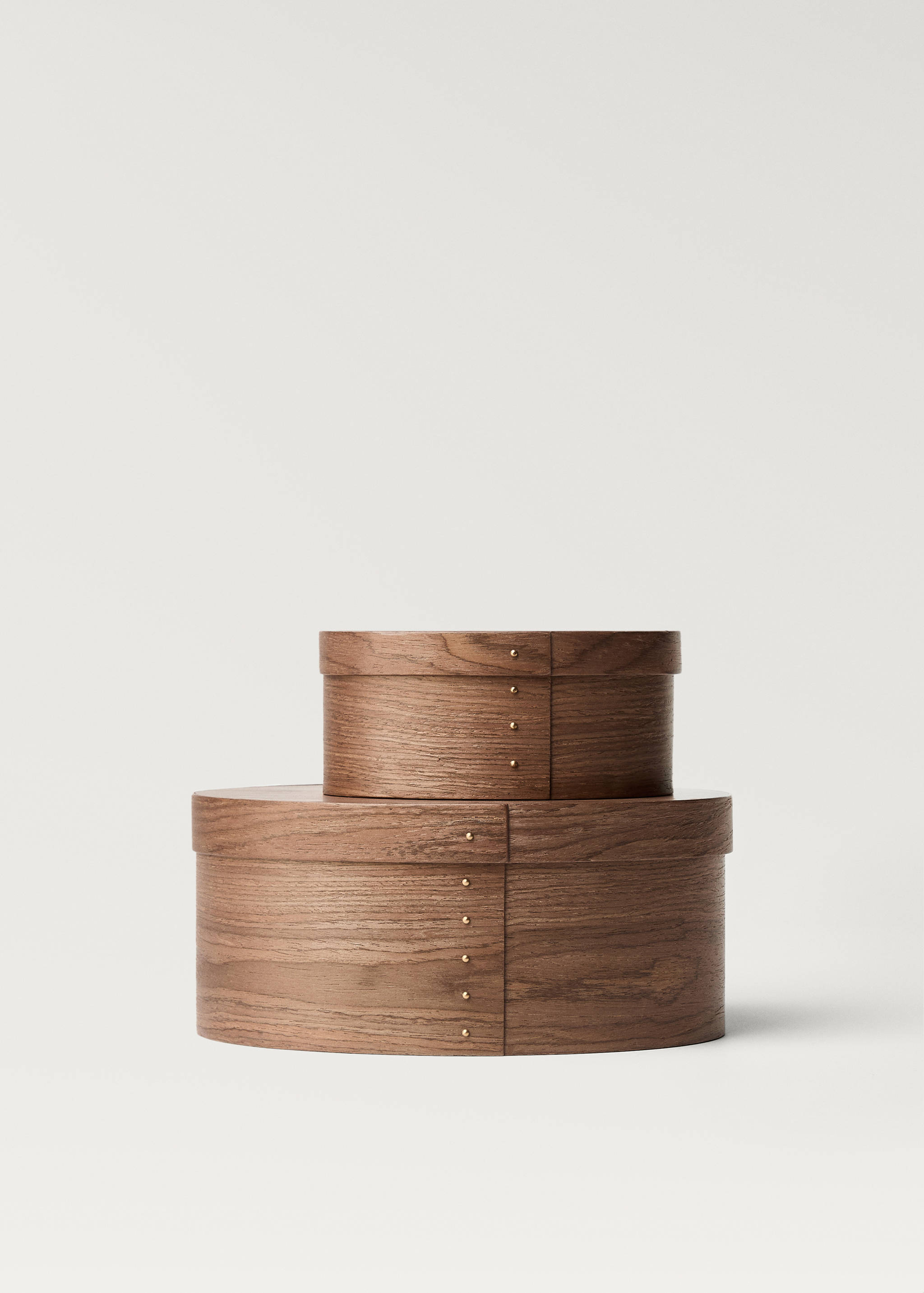 Petite boîte ovale en bois - Détail de l'article 4