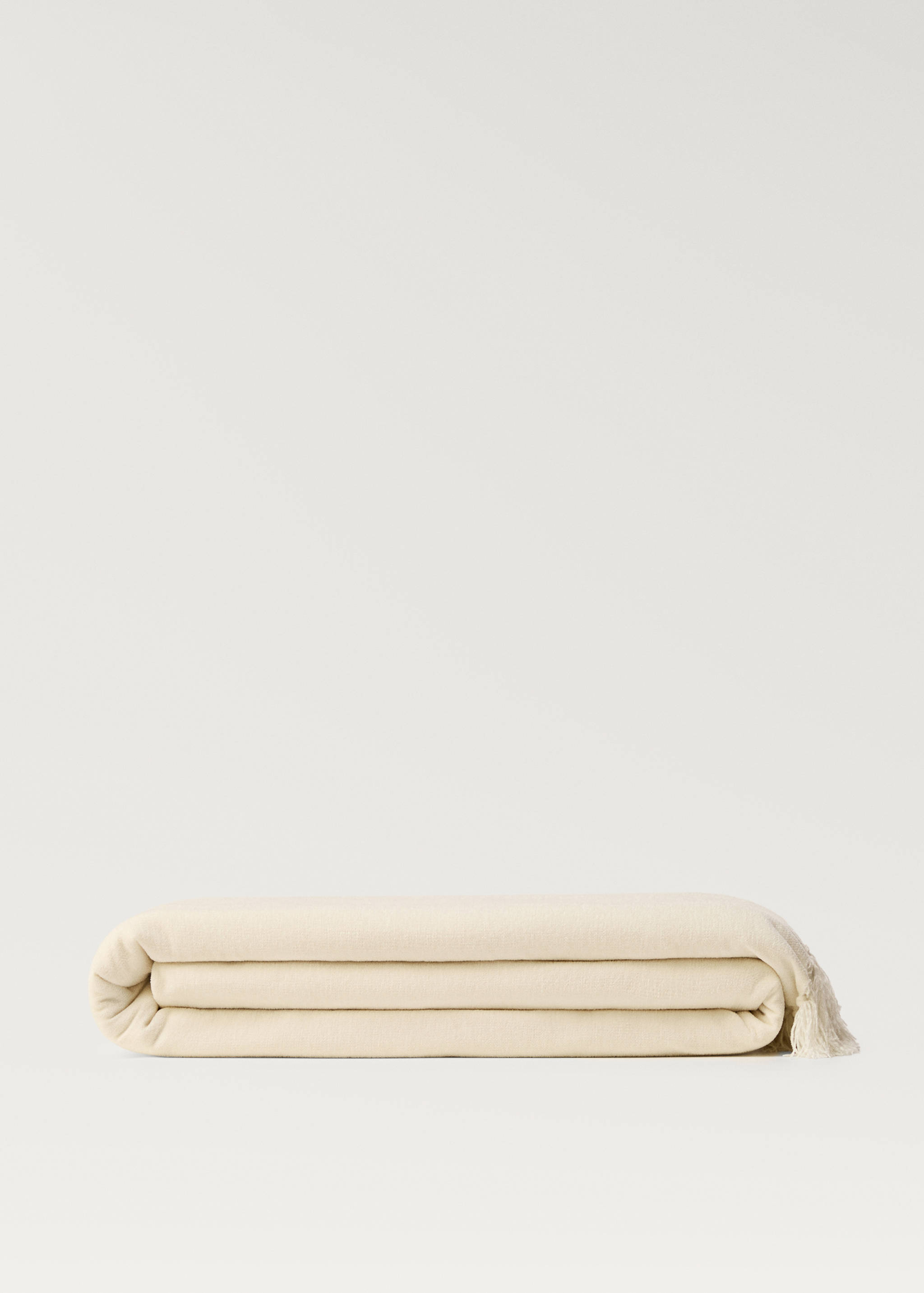 Chenille blanket with fringes - Article without model