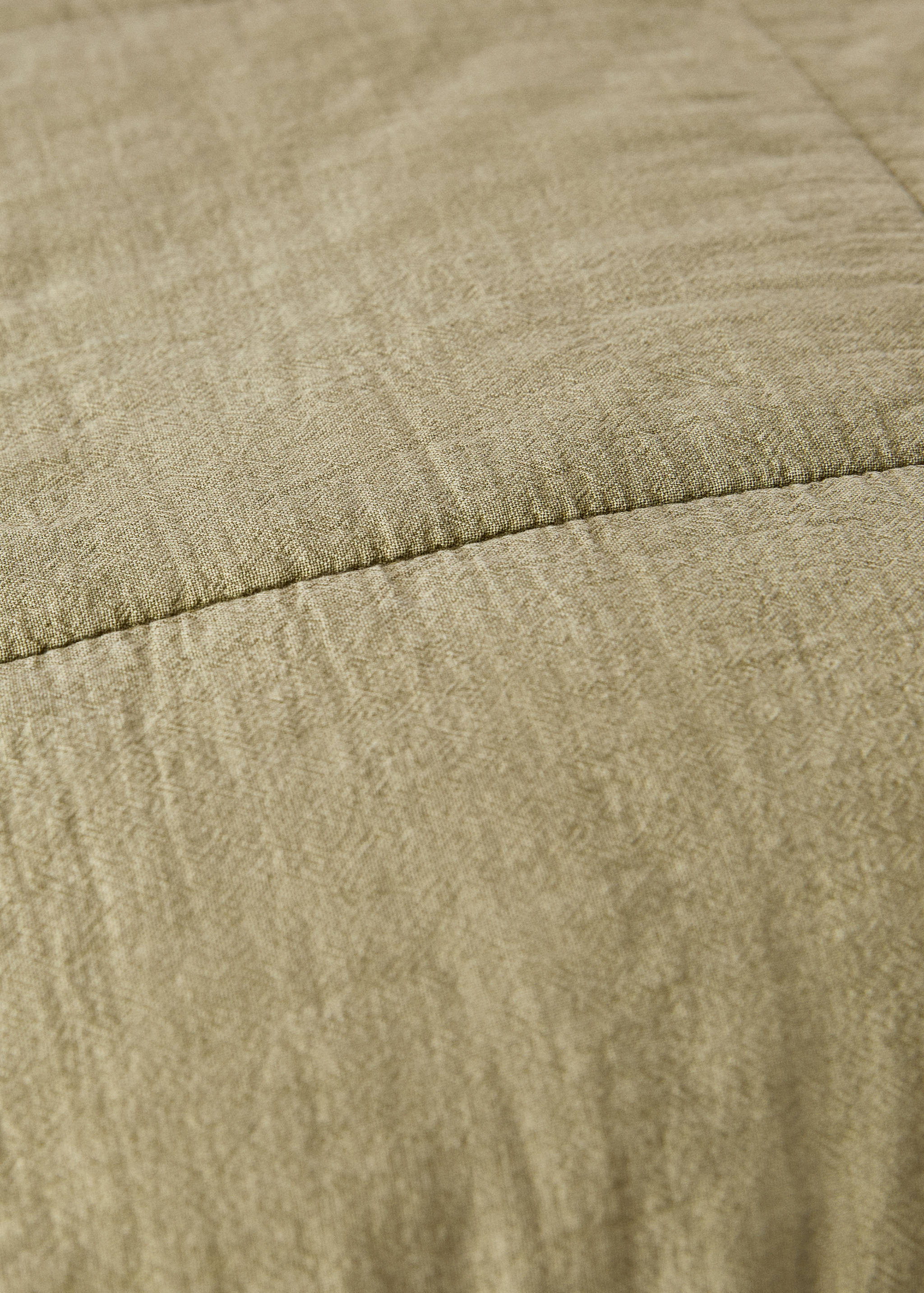 Garment-dyed cotton cushion cover with checks 50x50 cm - Details of the article 2