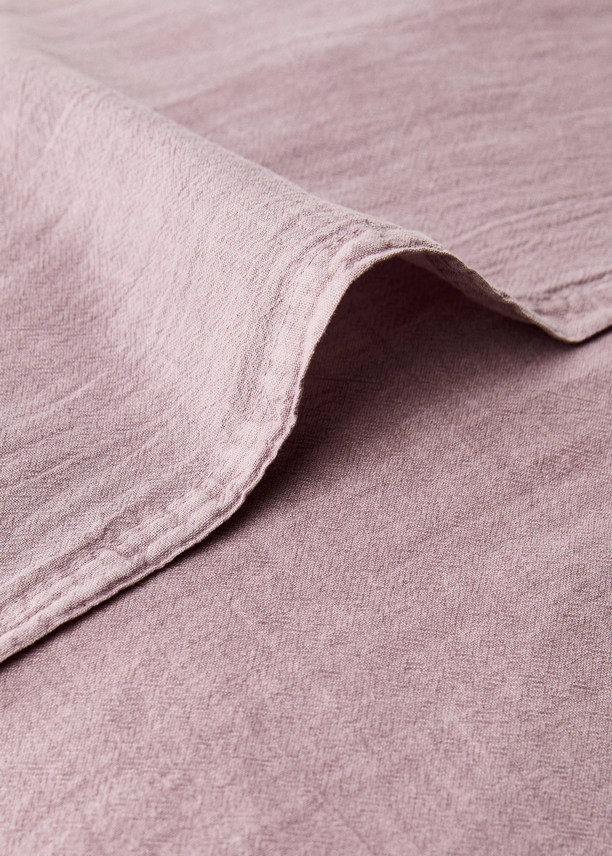 Poszewka na poduszkę z bawełny garment-dyed w kratę 50x50 cm - Szczegóły artykułu 3