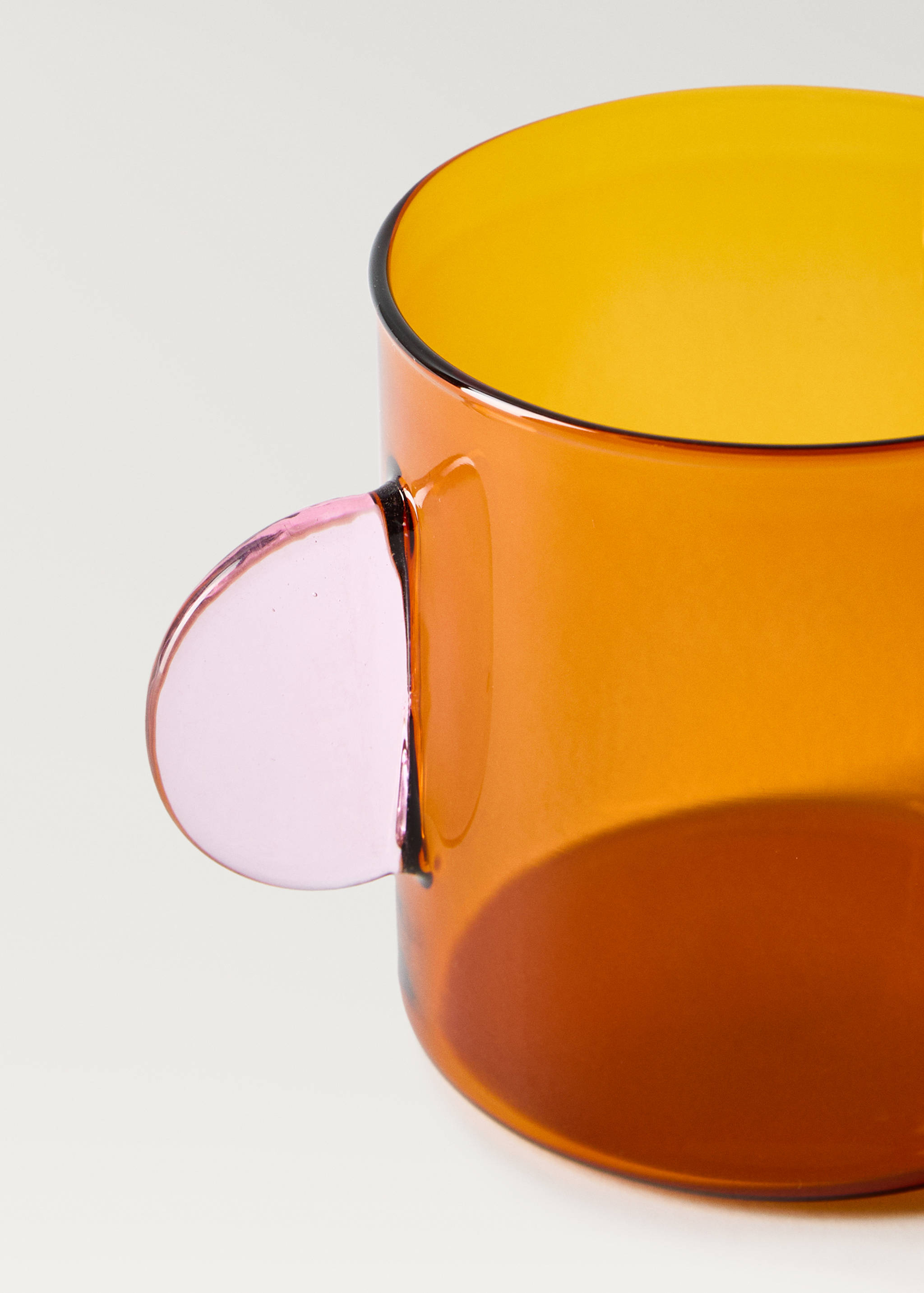 Taza cappuccino borosilicato bicolor - Detalle del artículo 1