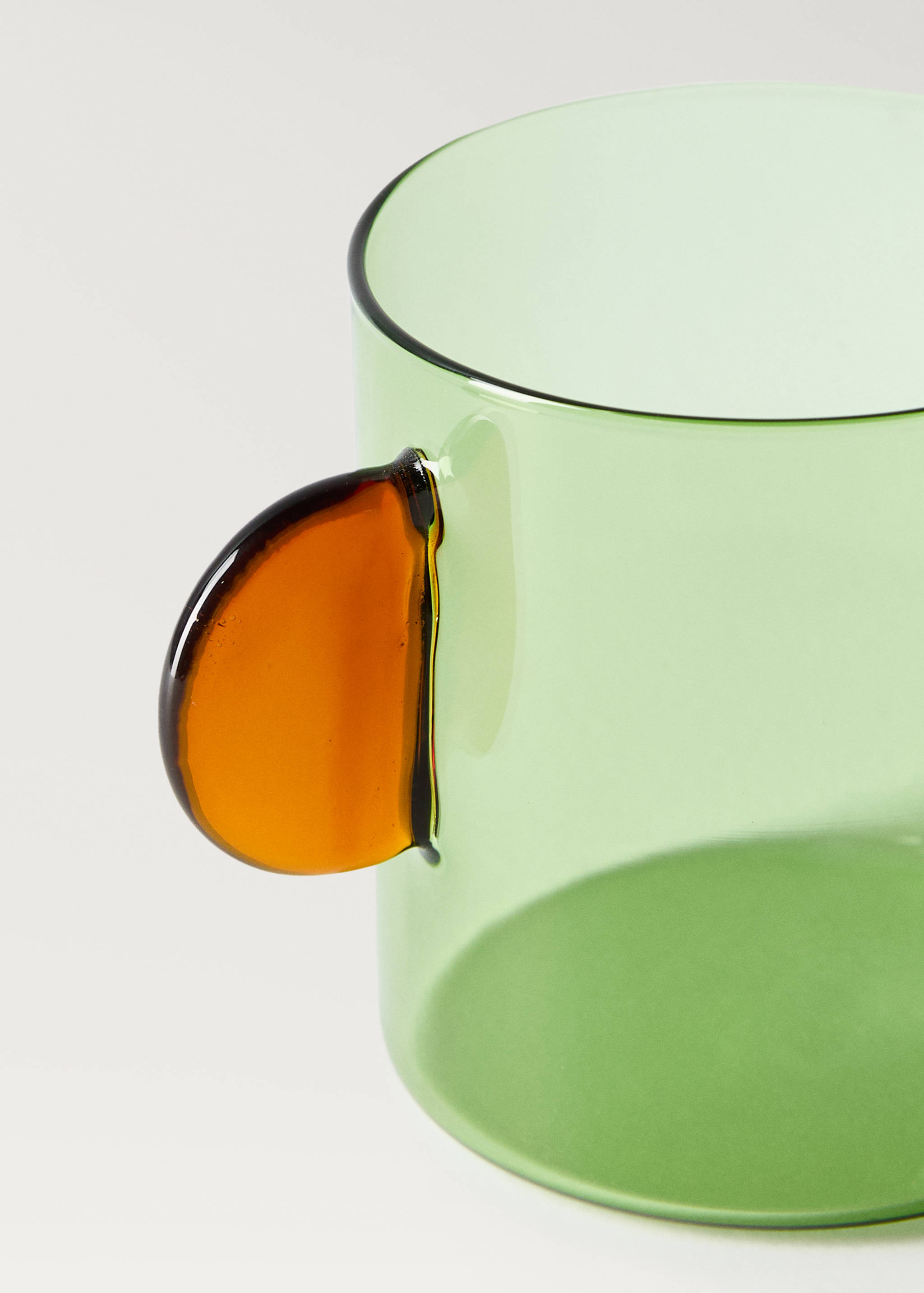 Tvåfärgad cappuccinokopp i borosilikat - Detaljer om artikeln 1