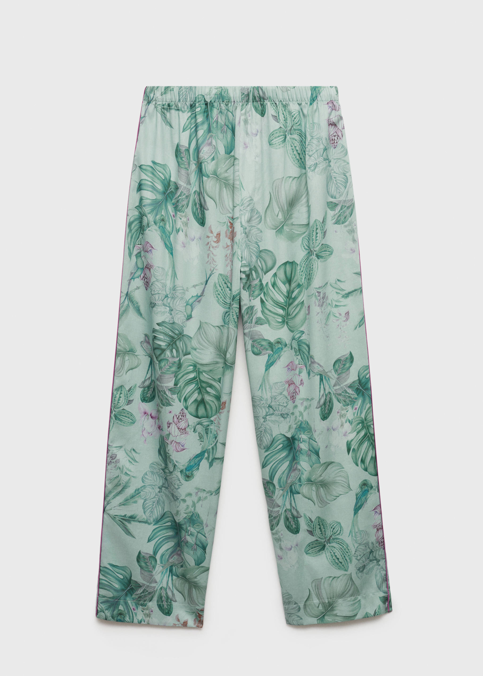 Pantalon de pyjama imprimé tropical - Article sans modèle