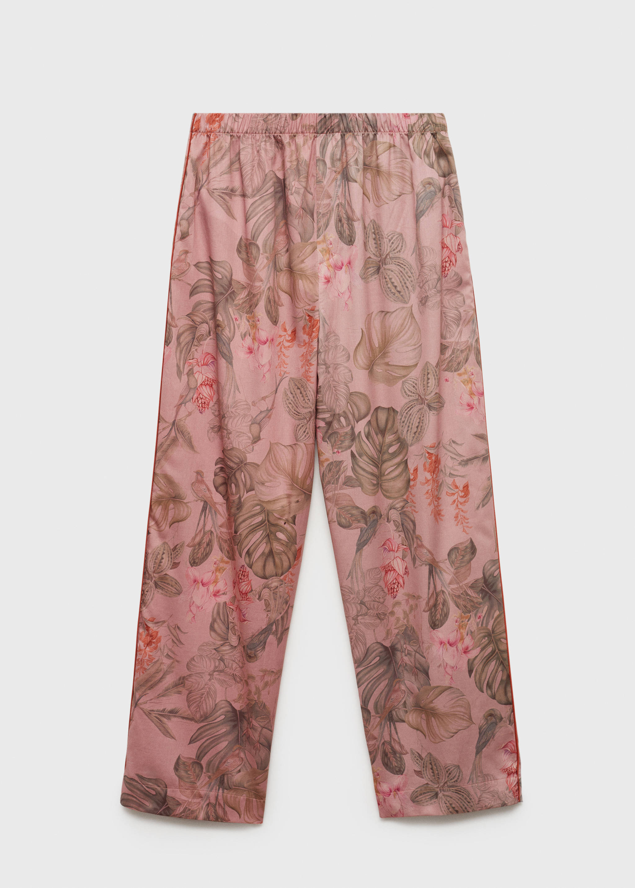 Tropical-print pajama pants - Article without model