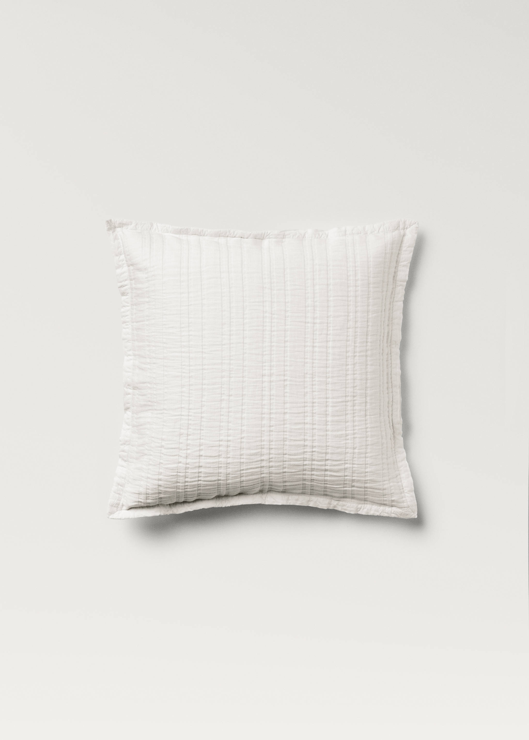 Housse de coussin coton jacquard rayures 50x50 cm - Article sans modèle