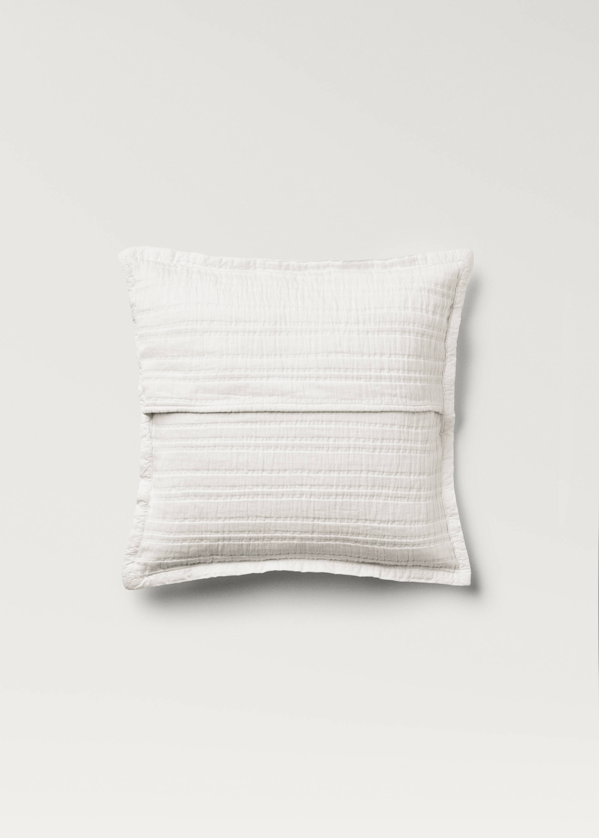 Housse de coussin coton jacquard rayures 50x50 cm - Détail de l'article 1