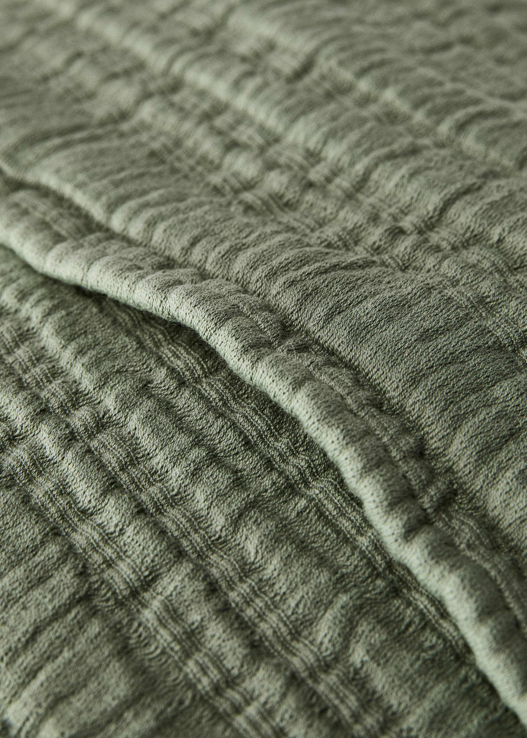 Housse de coussin coton jacquard rayures 50x50 cm - Détail de l'article 2