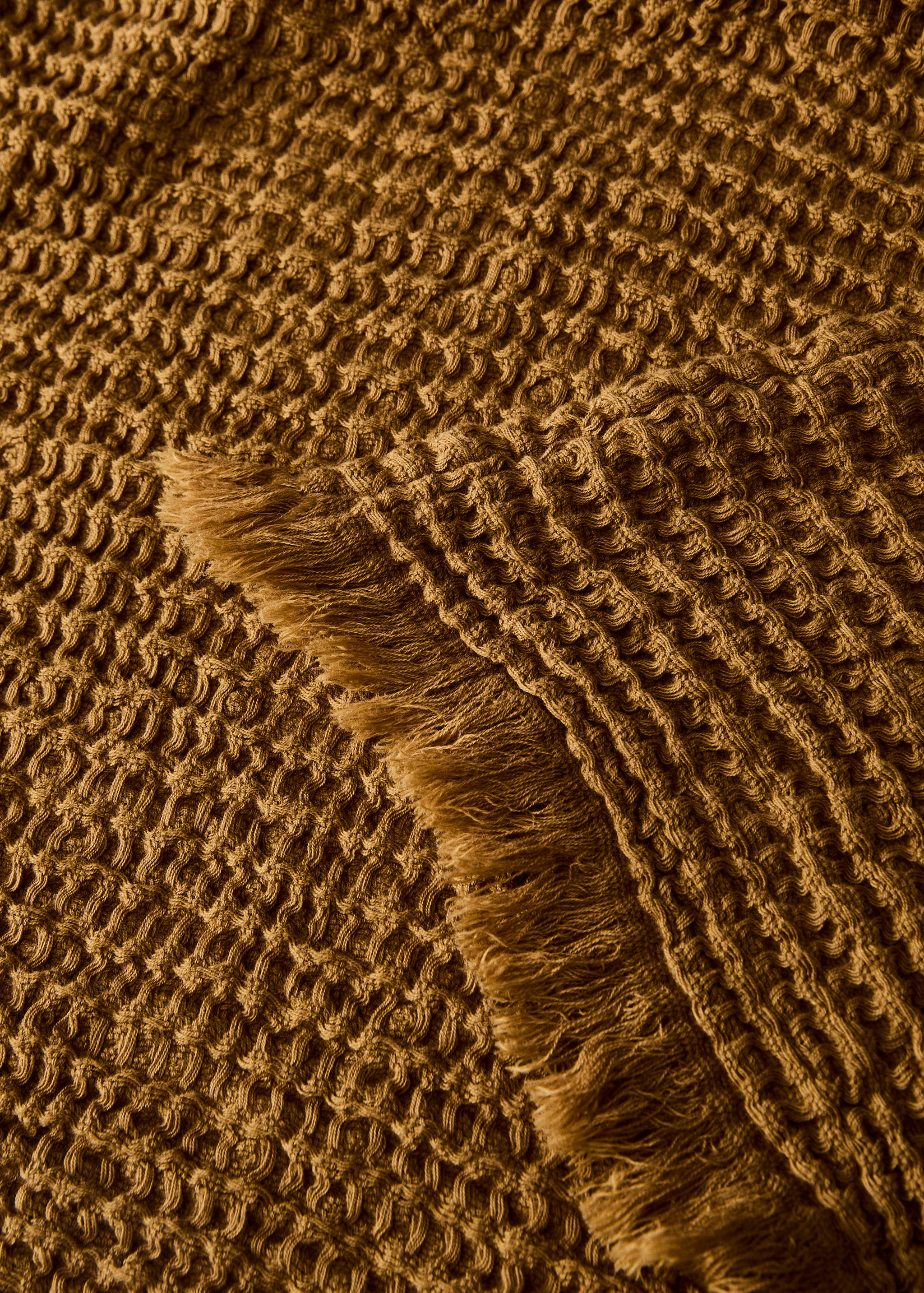 Cotton waffle blanket - Details of the article 1
