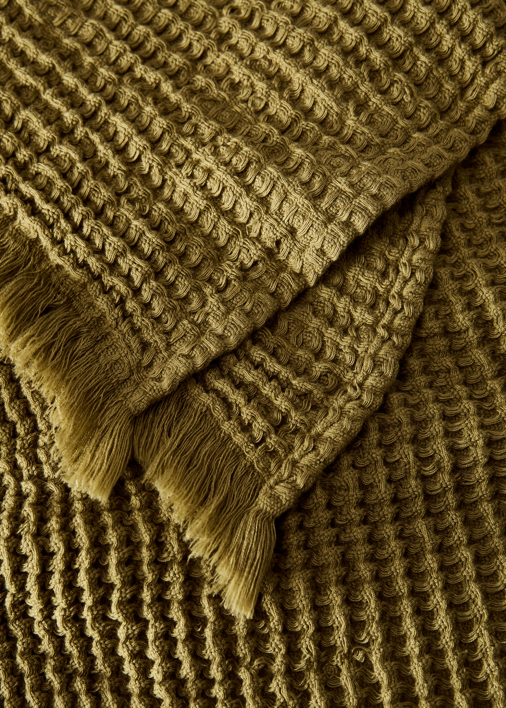Cotton waffle blanket - Details of the article 1