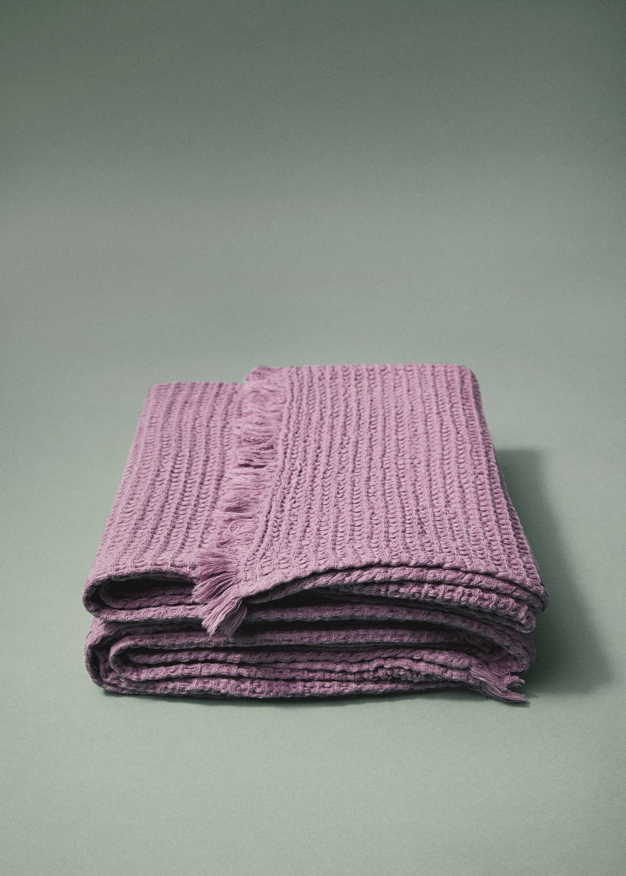 Cotton waffle blanket - Details of the article 8