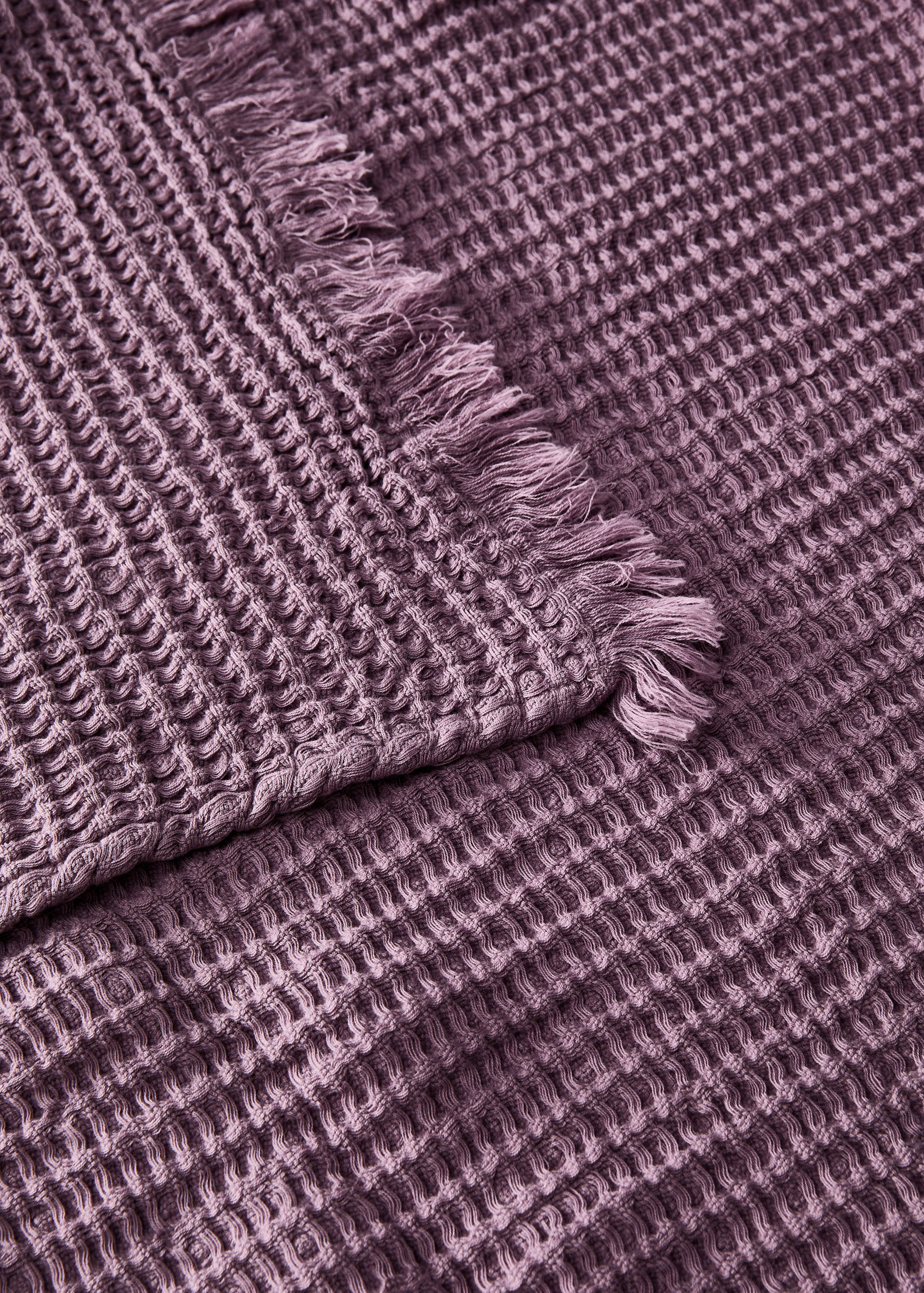 Decke aus Baumwoll-Waffelpiqué - Detail des Artikels 1