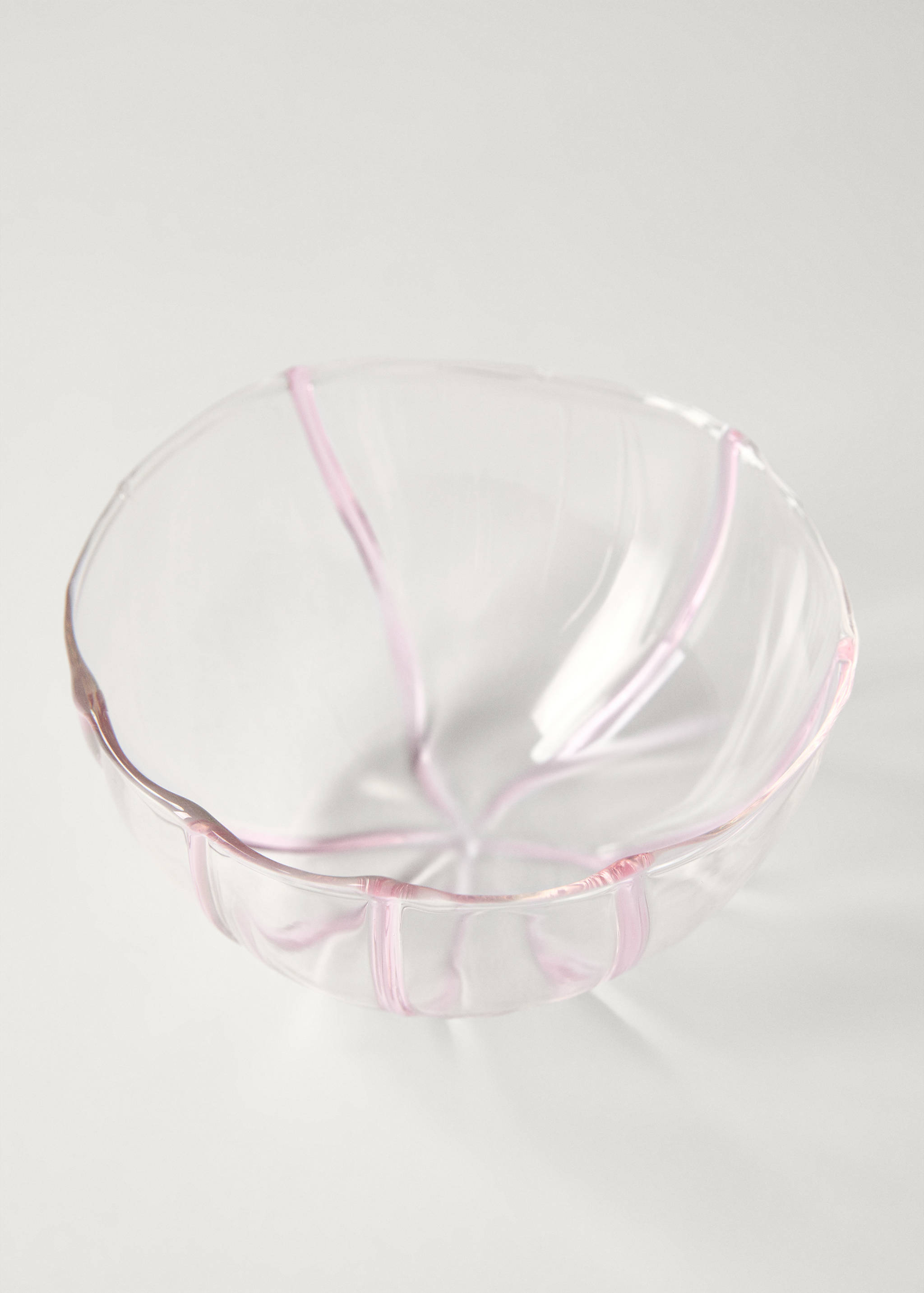 Borosilicate bowl with coloured lines - Details of the article 2
