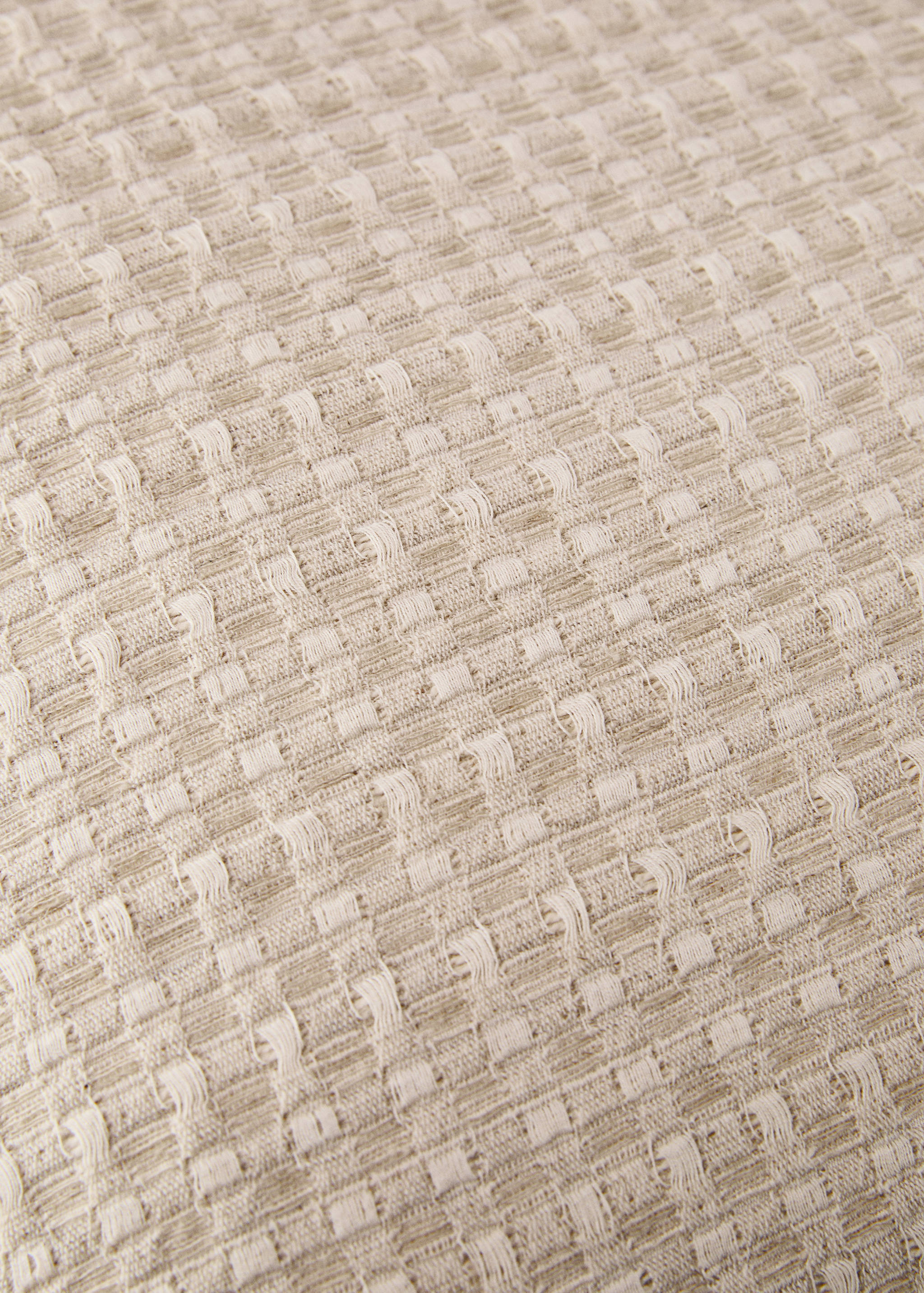 Linen cotton texture cushion cover 50x50 cm - Details of the article 4