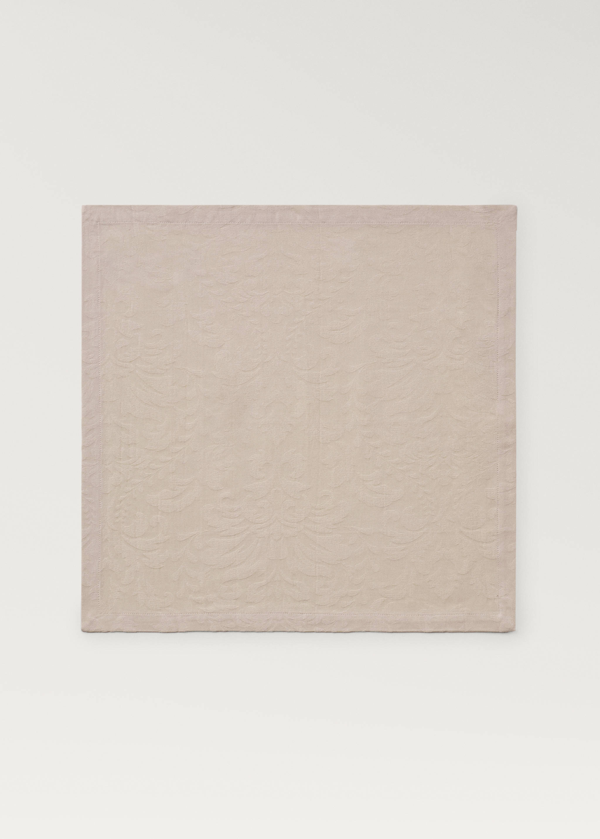 Servietten aus Baumwolljacquard mit Blumenmuster - Artikel ohne Model