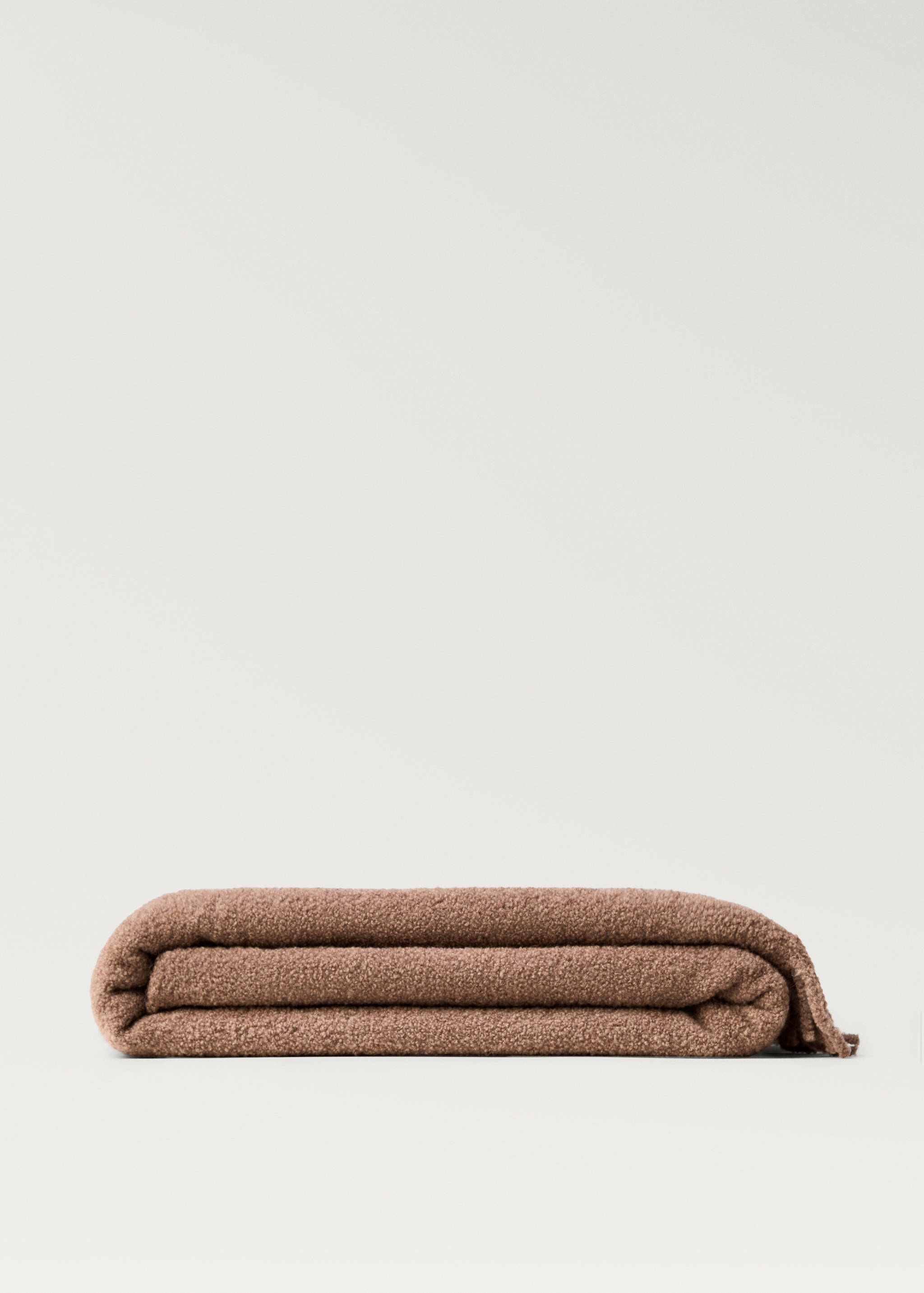 Bouclé textúrájú takaró - Termék modell nélkül