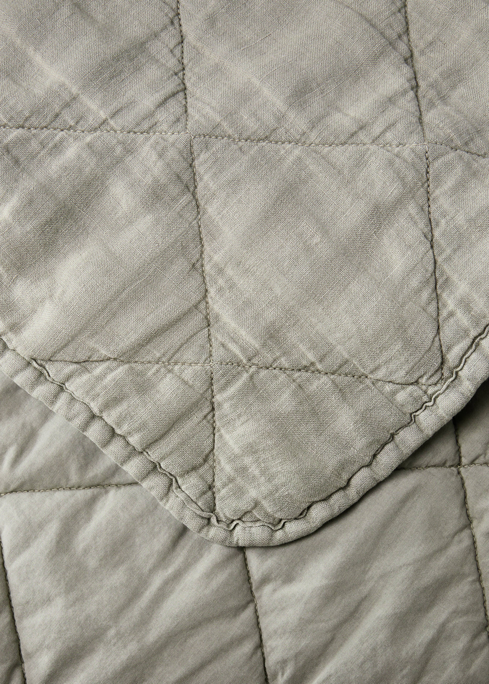 Garment-dyed linen bedspread for 130/150 cm bed - Details of the article 1