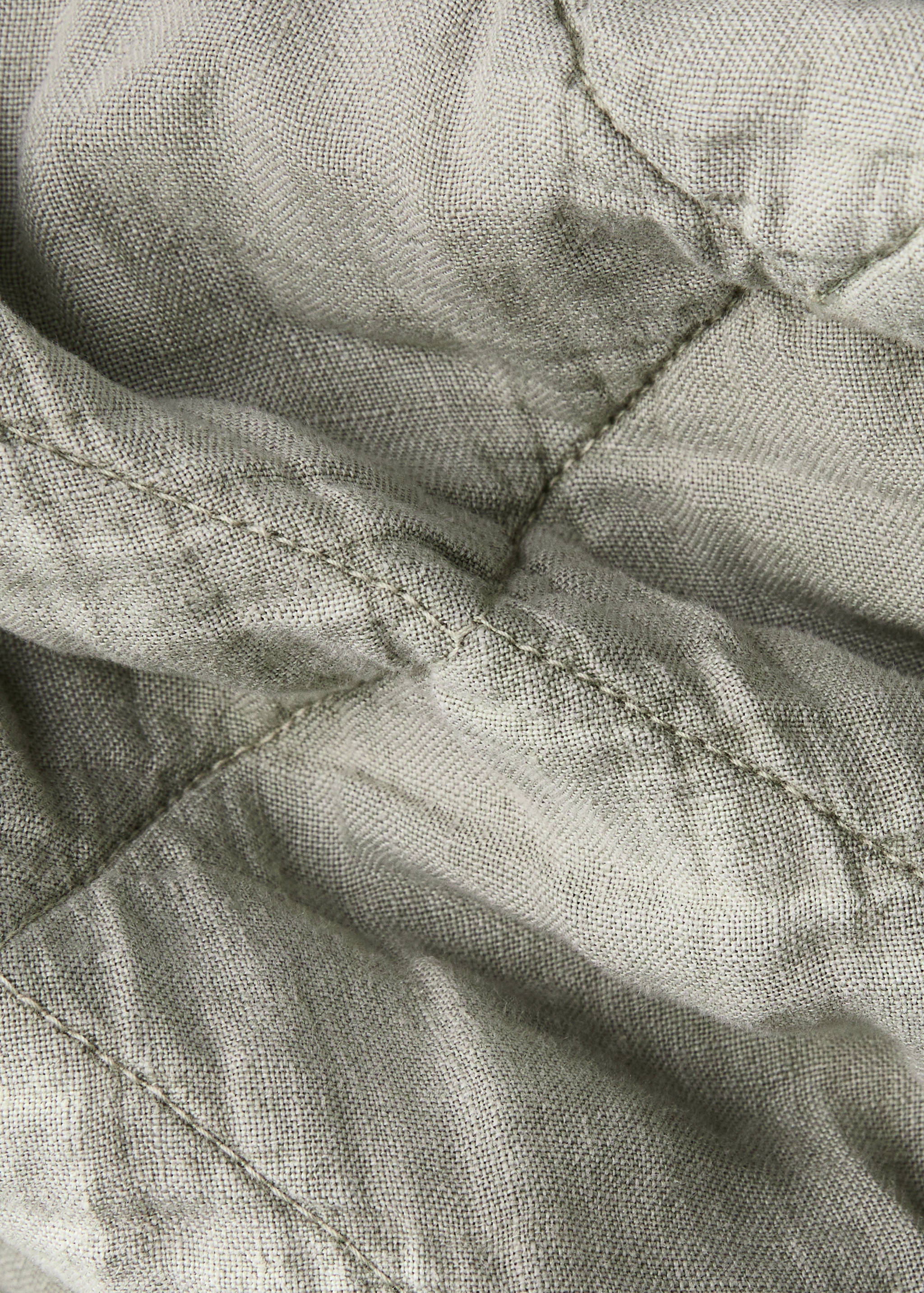 Garment-dyed linen bedspread for 130/150 cm bed - Details of the article 2