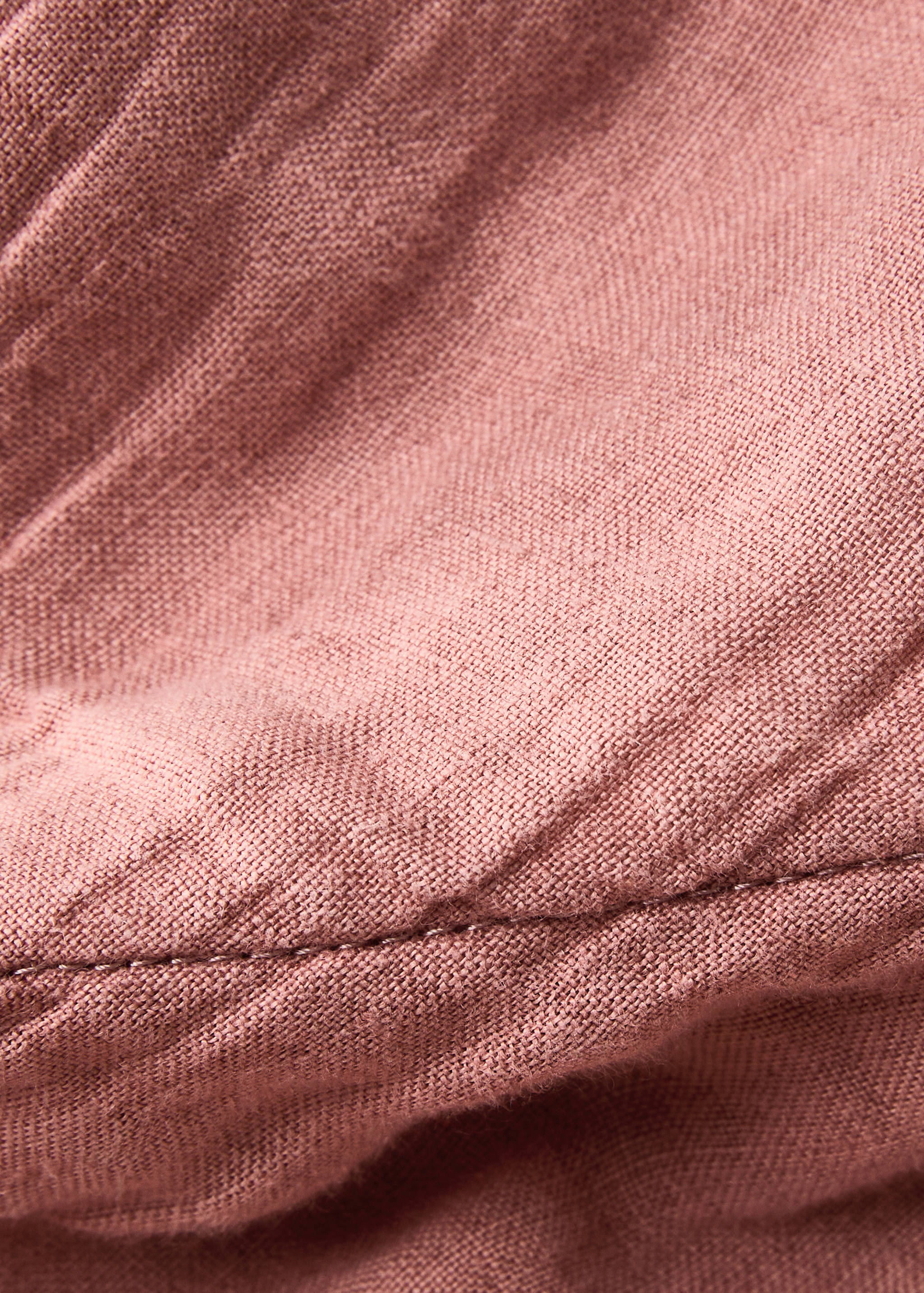 Garment-dyed linen bedspread for 130/150 cm bed - Details of the article 2