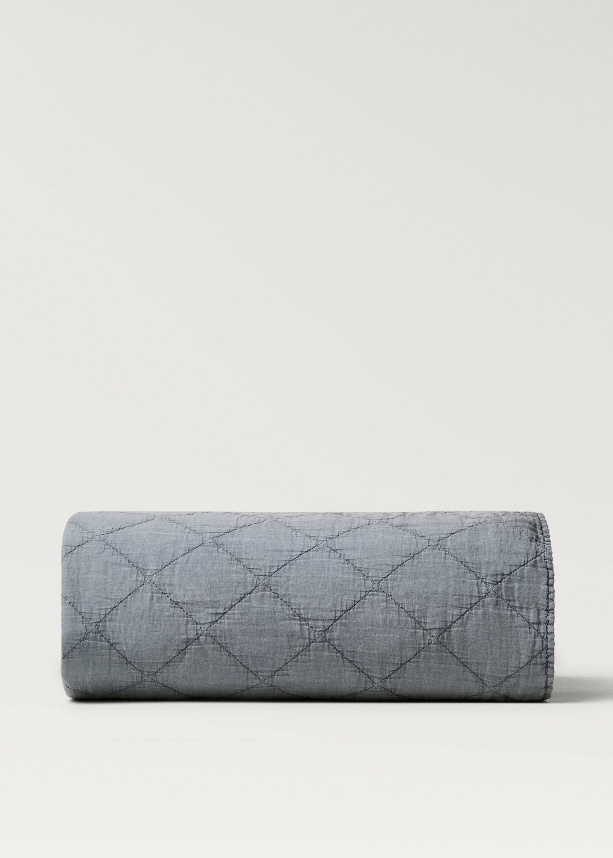 Garment-dyed linen bedspread for 130/150 cm bed - Article without model