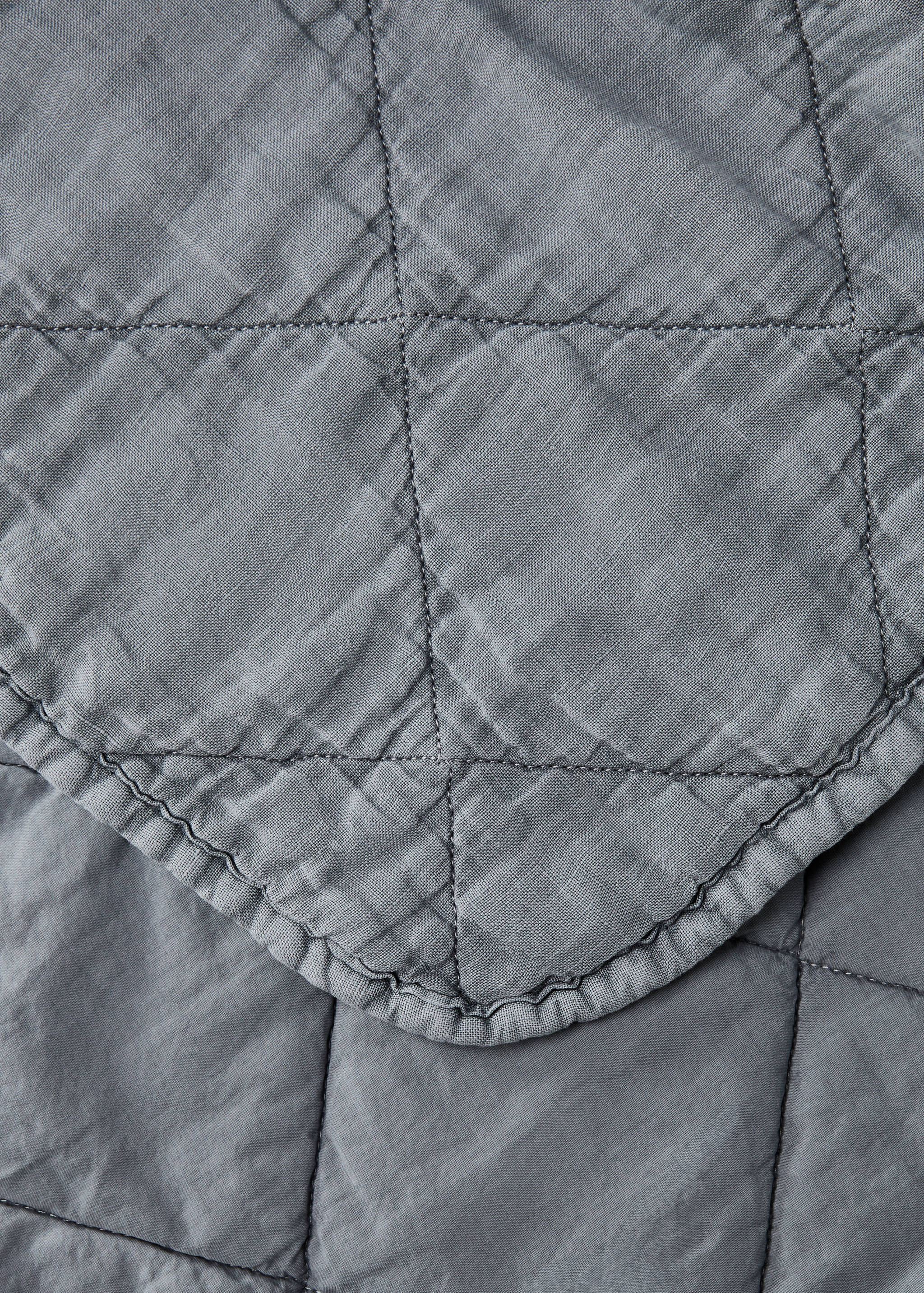 Garment-dyed linen bedspread for 130/150 cm bed - Details of the article 1