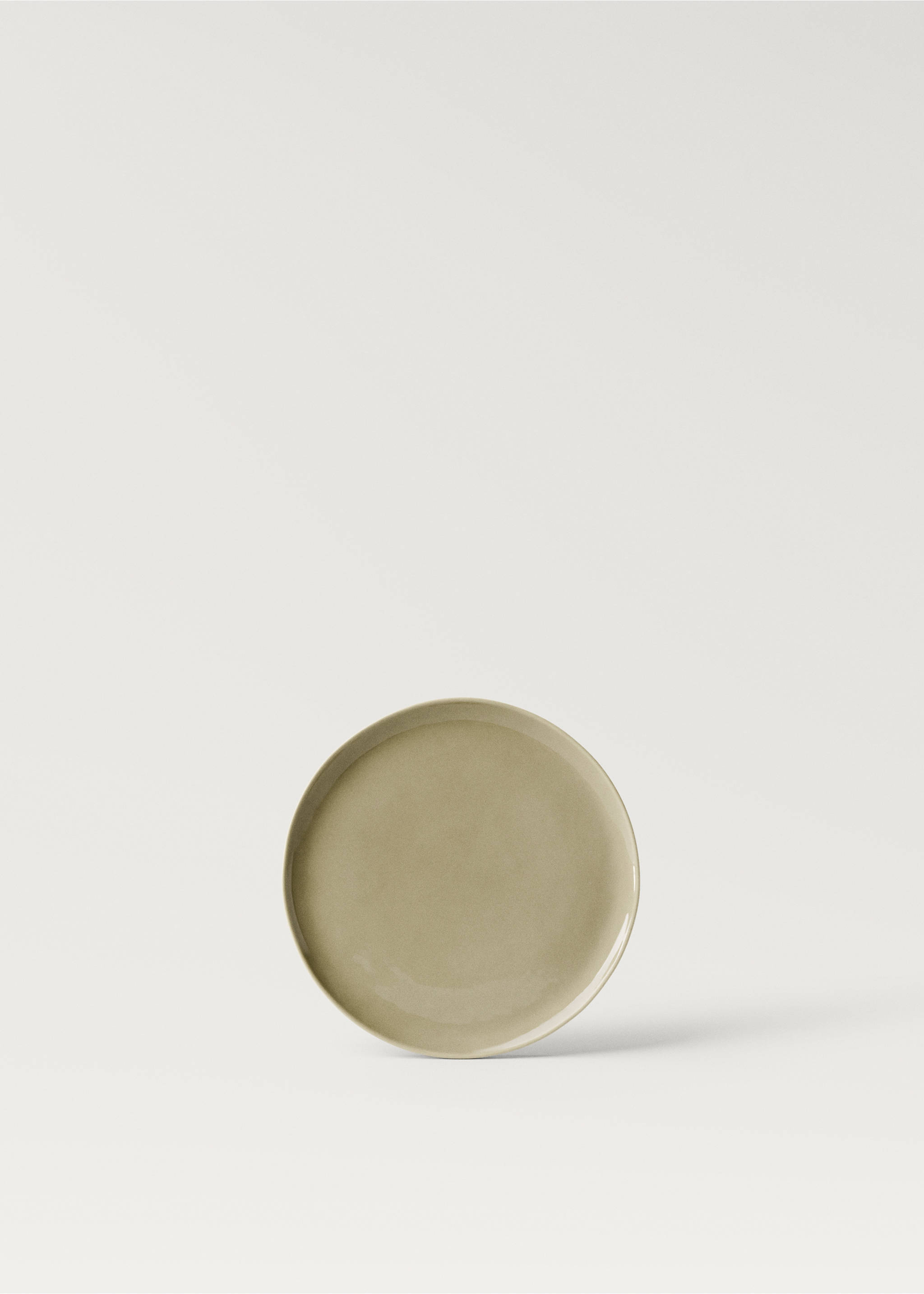 Fine stoneware dessert dish - Article without model, Medium Brown. Ref: 87092960-00.