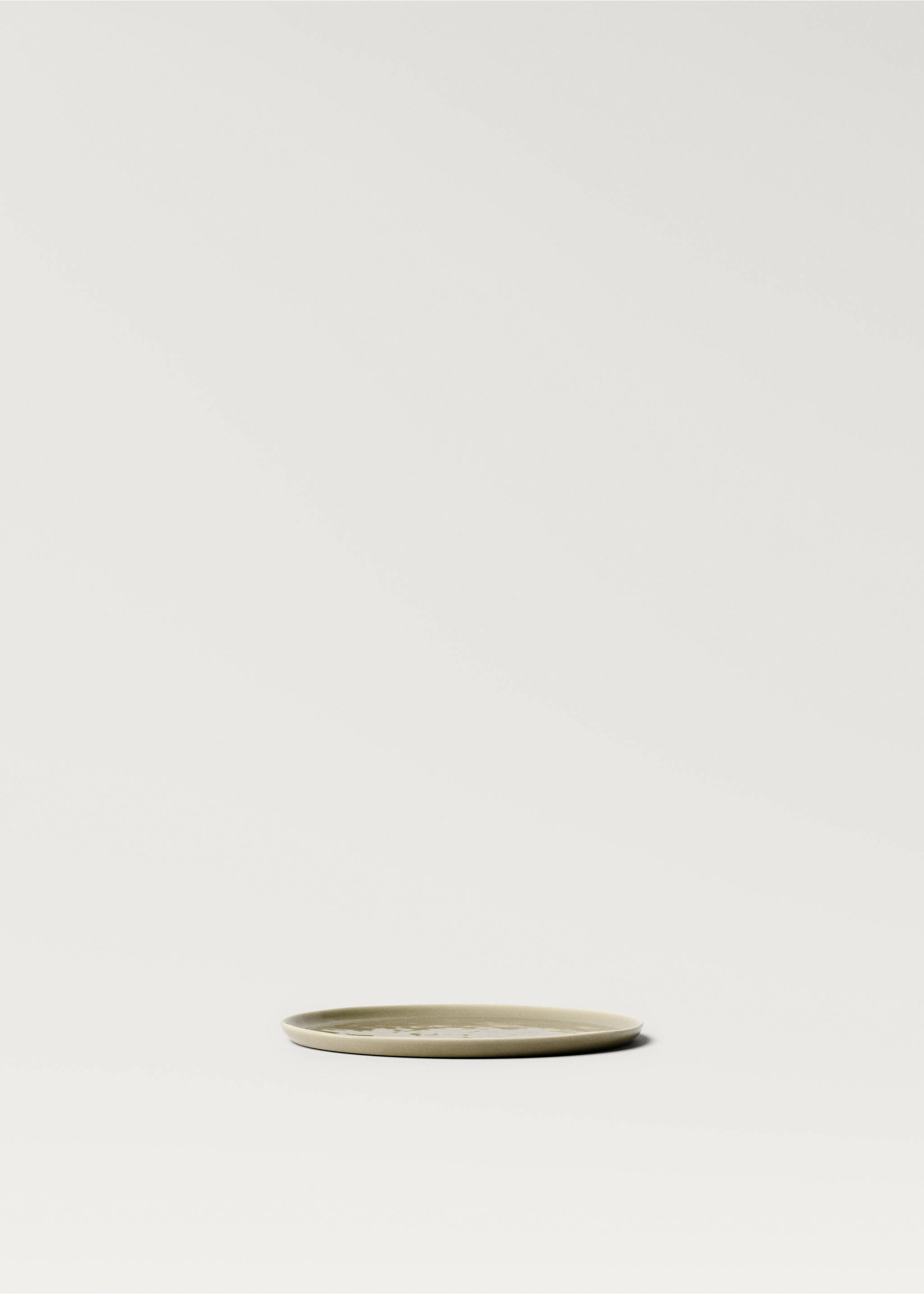 Fine stoneware dessert dish - Details of the article 3, Medium Brown. Ref: 87092960-00.