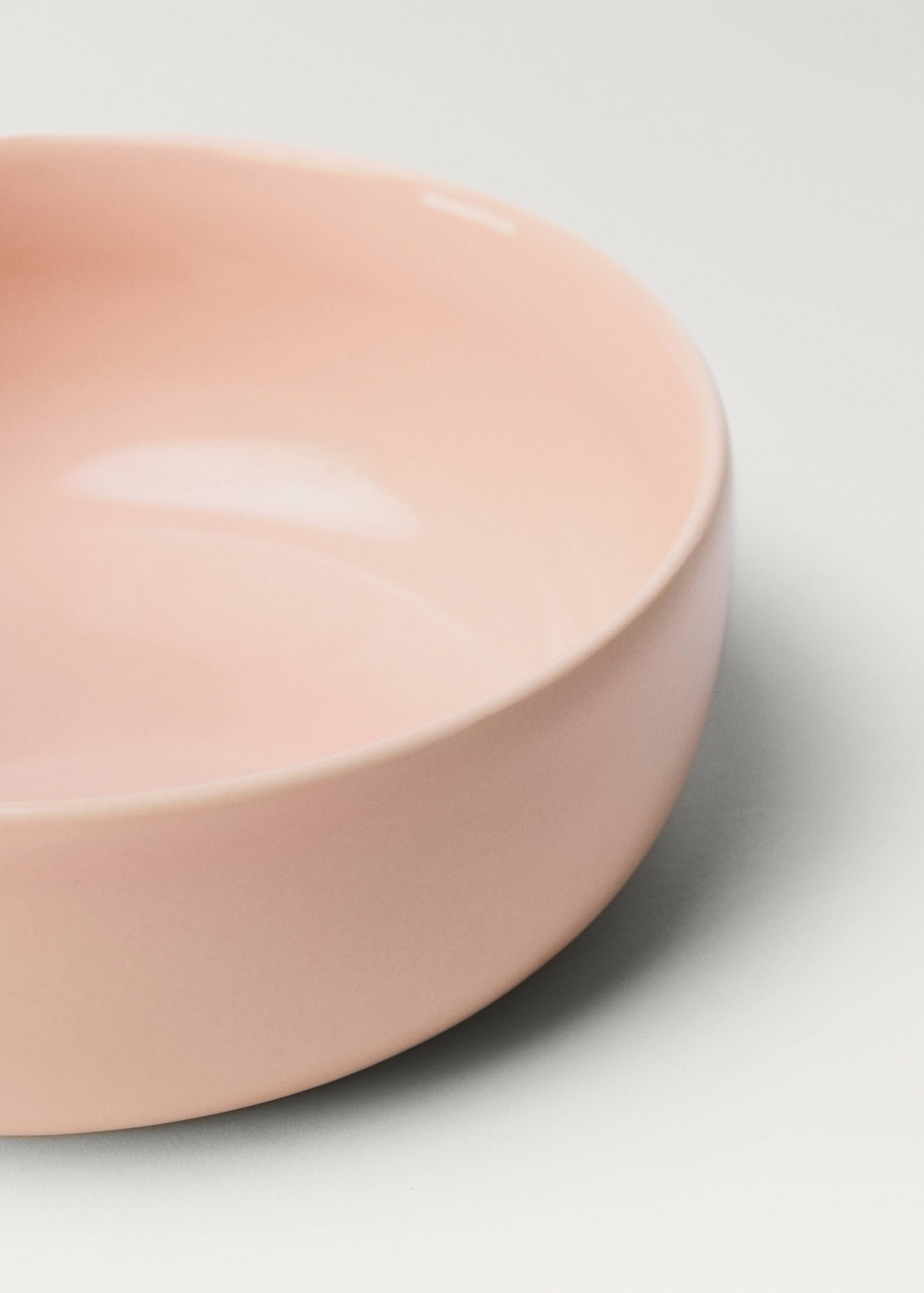 Μεσαίο μπολ από ημιπορσελάνη με μονόχρωμο σχέδιο - Λεπτομέρεια του προϊόντος 2