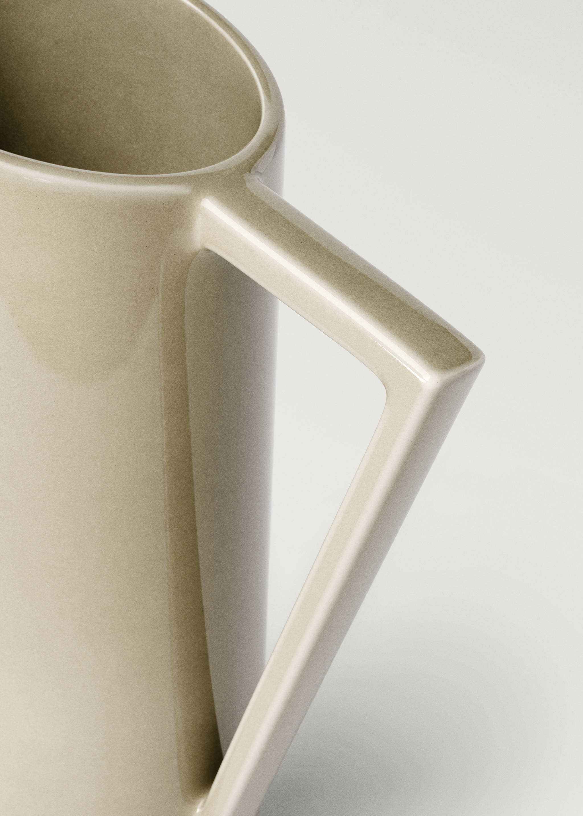 Earthenware jug with handle - Details of the article 3