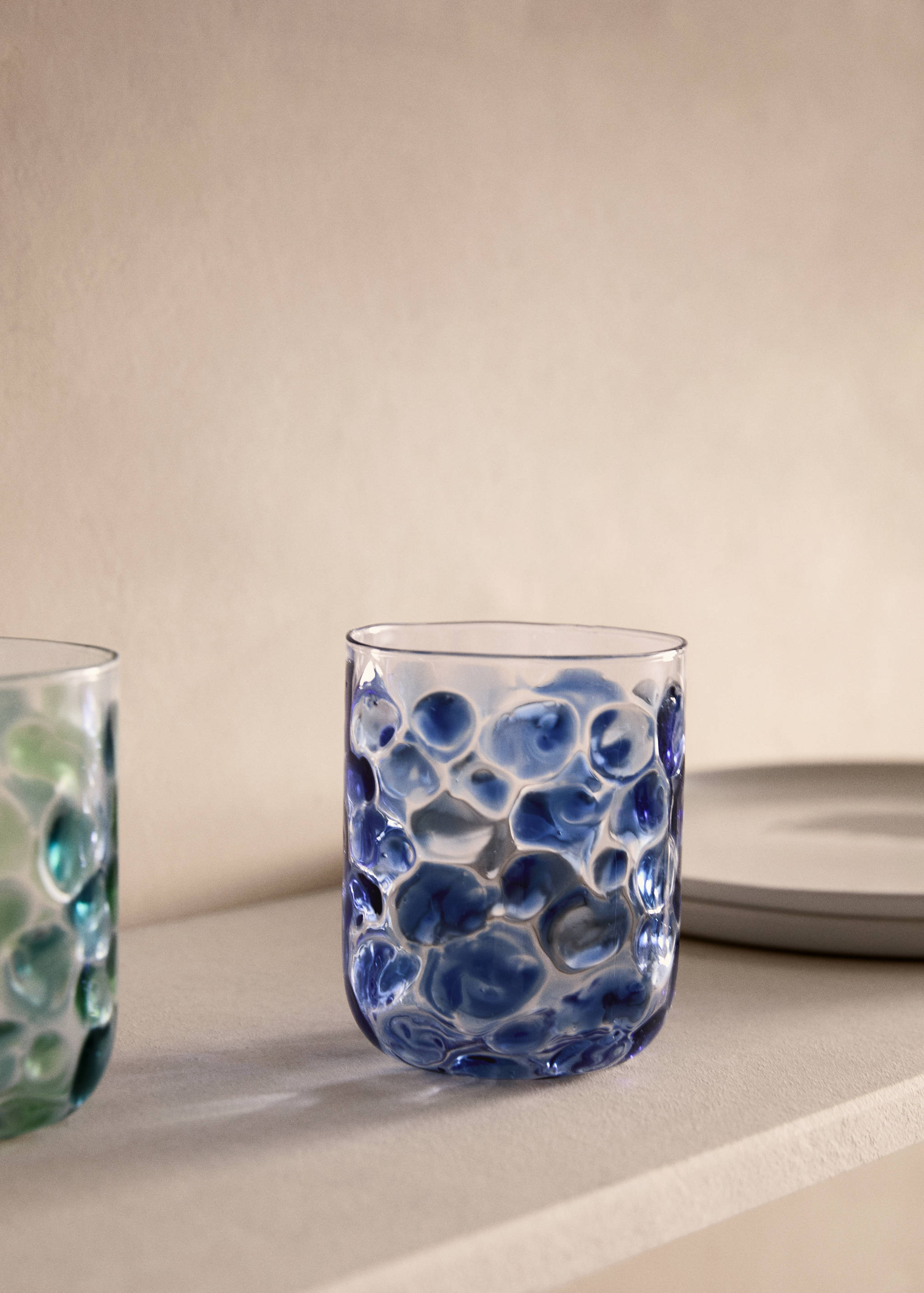 Borosilicate glass with speckles - General plane
