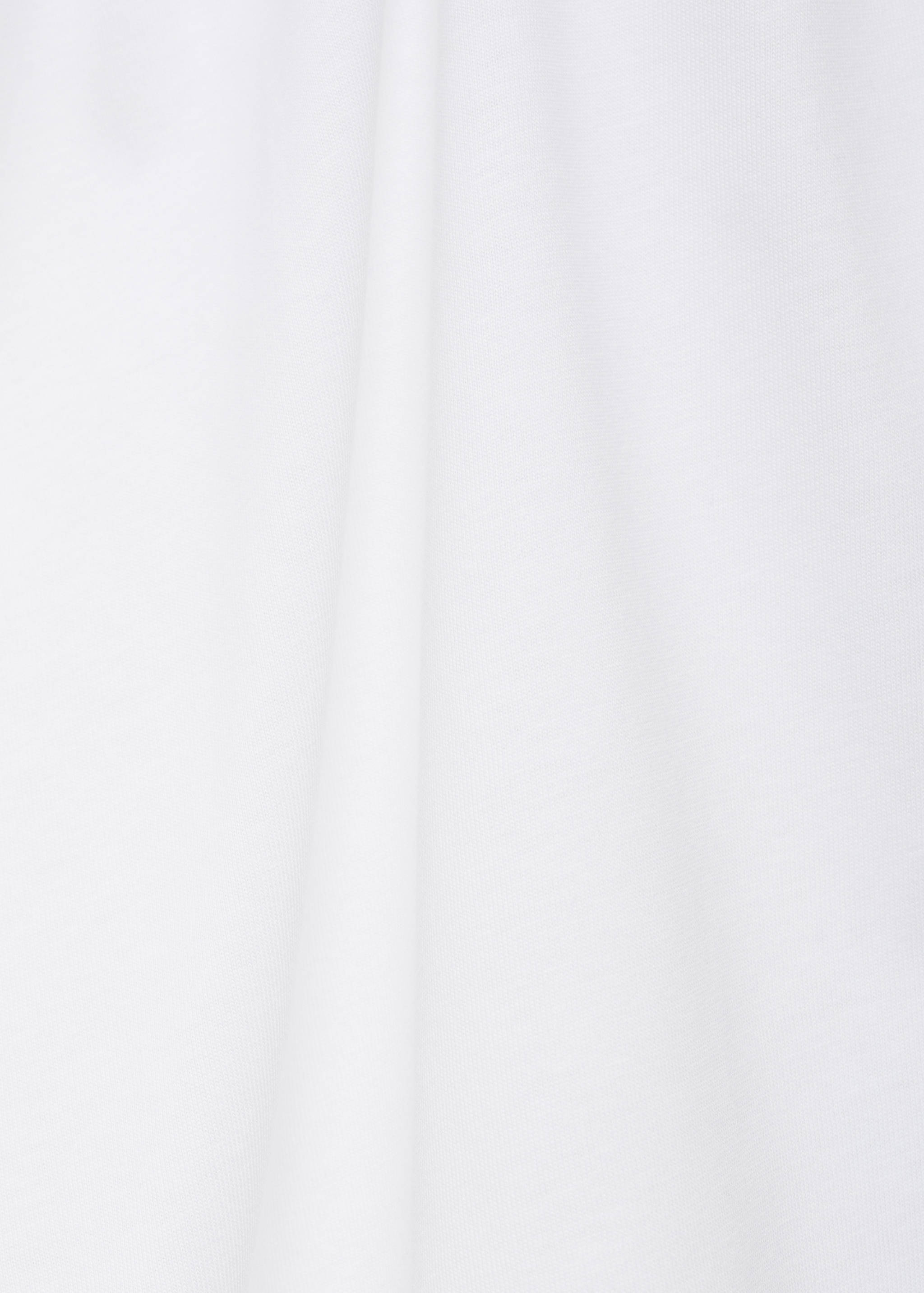Cotton top with lace detail - Details of the article 0