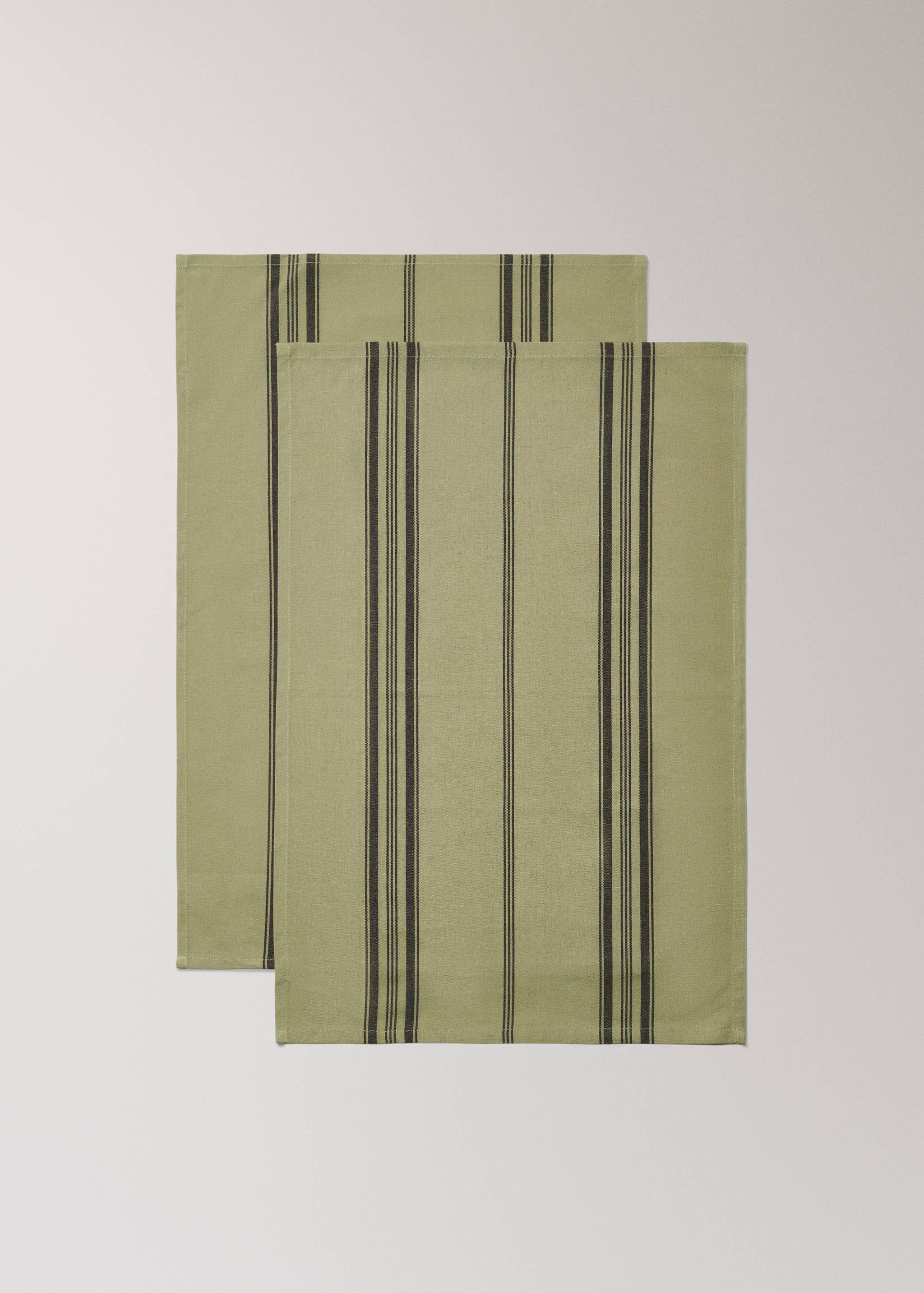 Cotton yarn-dyed striped kitchen towels - Details of the article 1