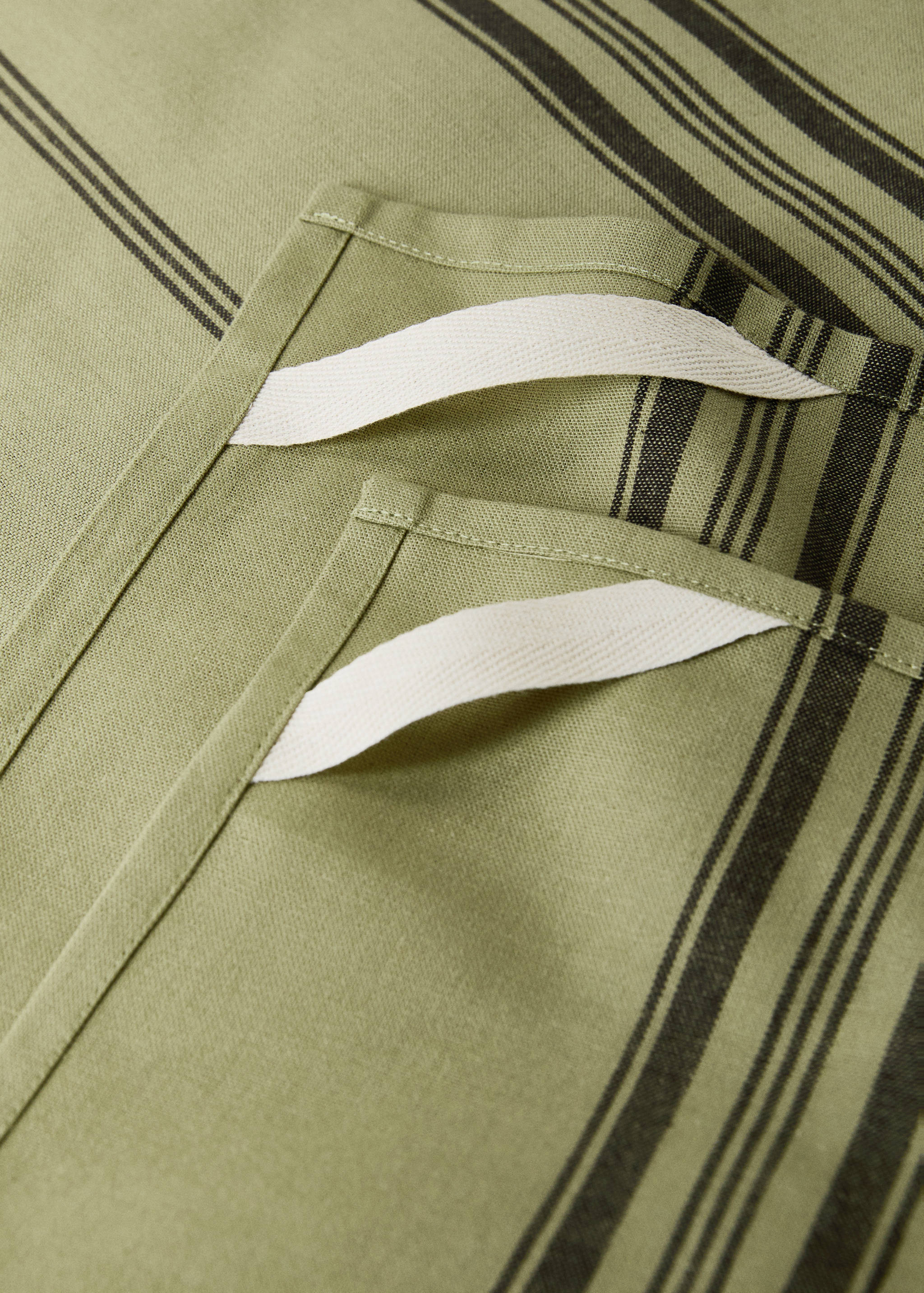 Cotton yarn-dyed striped kitchen towels - Details of the article 2
