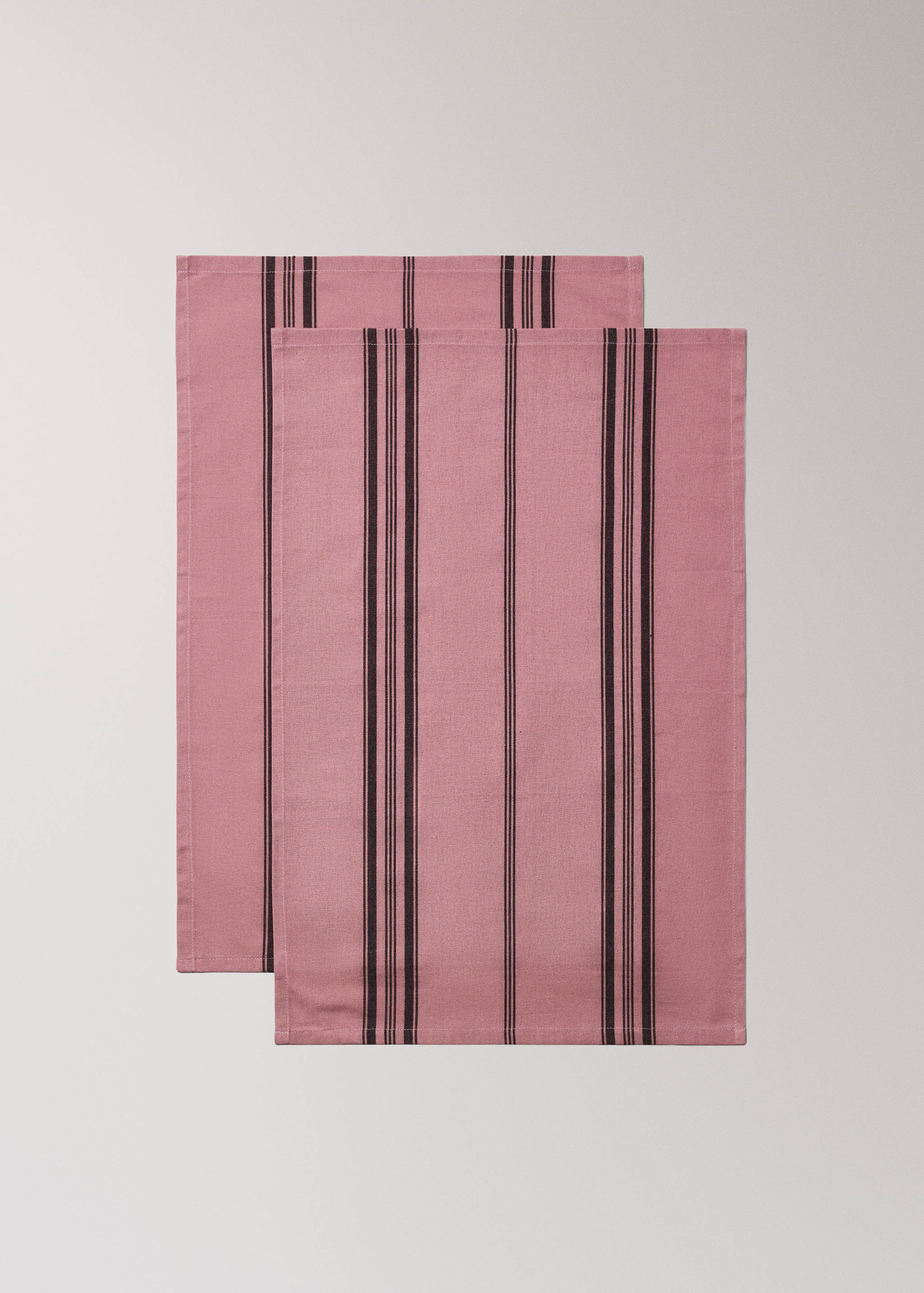 Cotton yarn-dyed striped kitchen towels - Details of the article 1