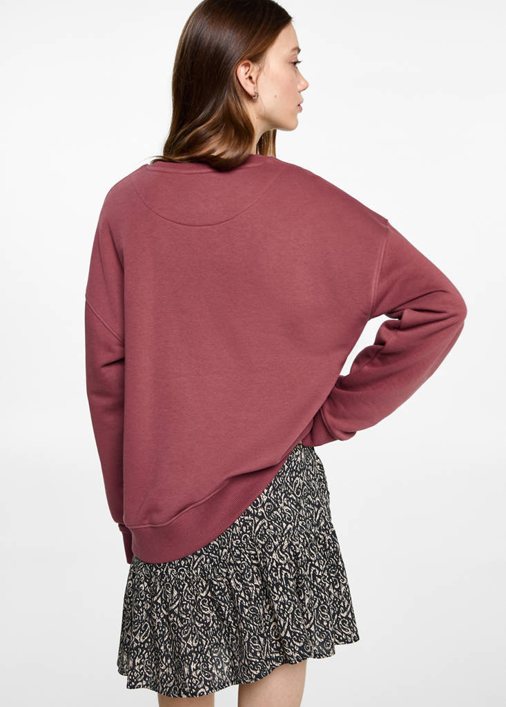 Message sweatshirt — Maroon