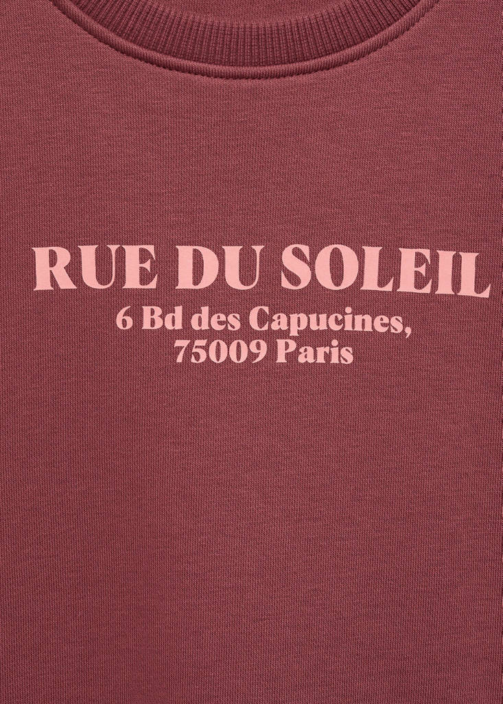 Message sweatshirt — Maroon