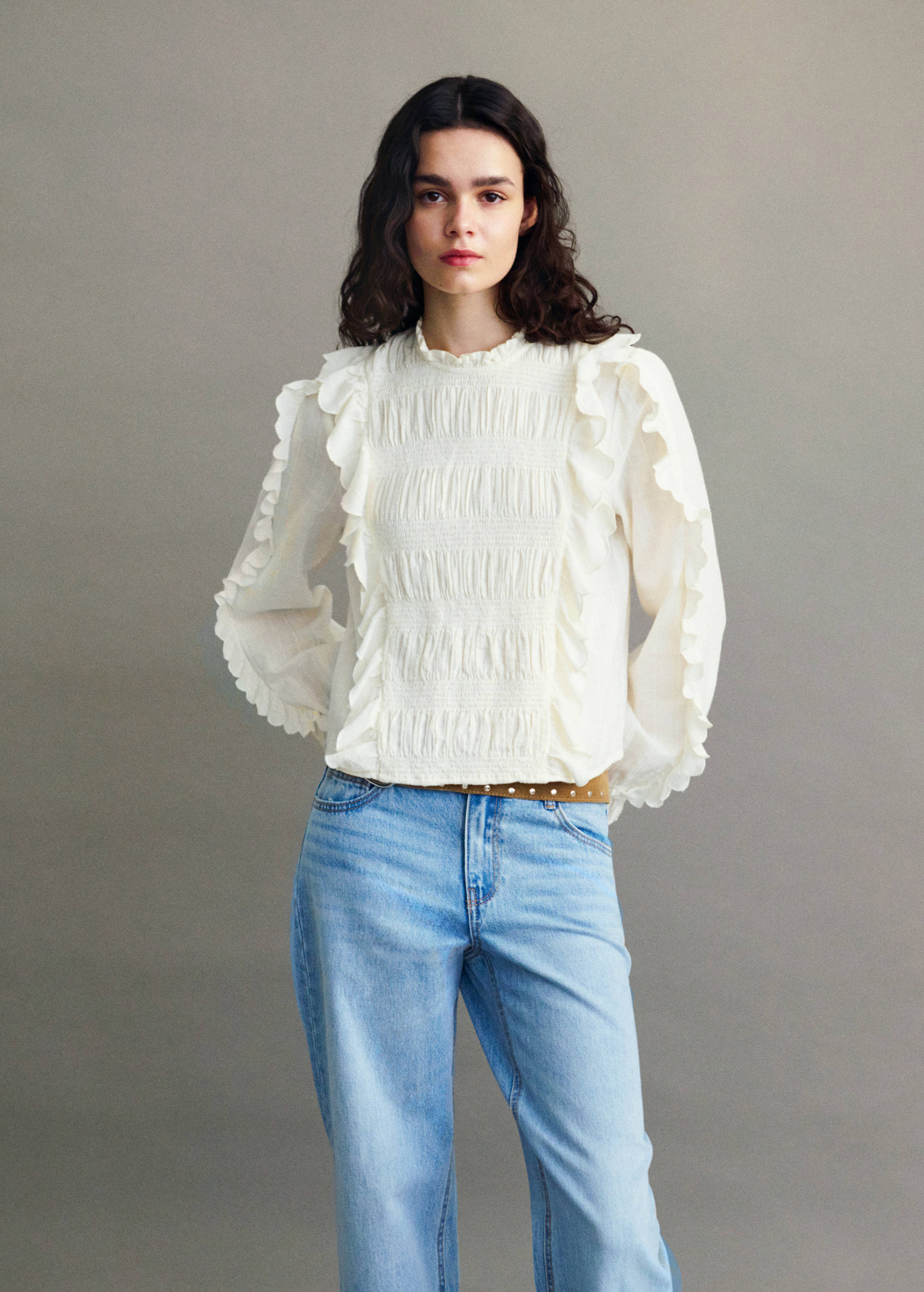 Blusa fruncida volantes - Detalle del artículo 5