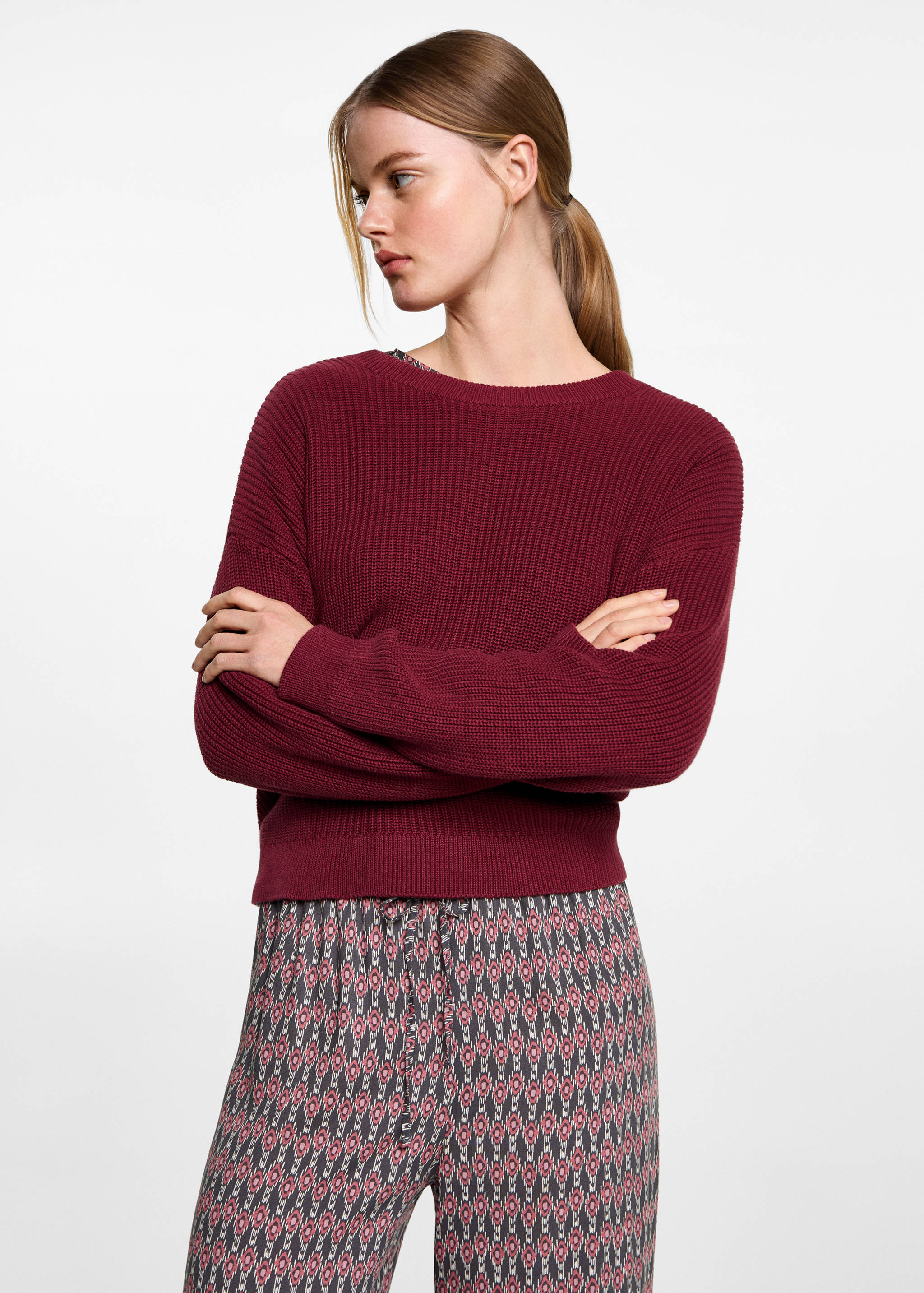 Flowy printed trousers - Details of the article 1