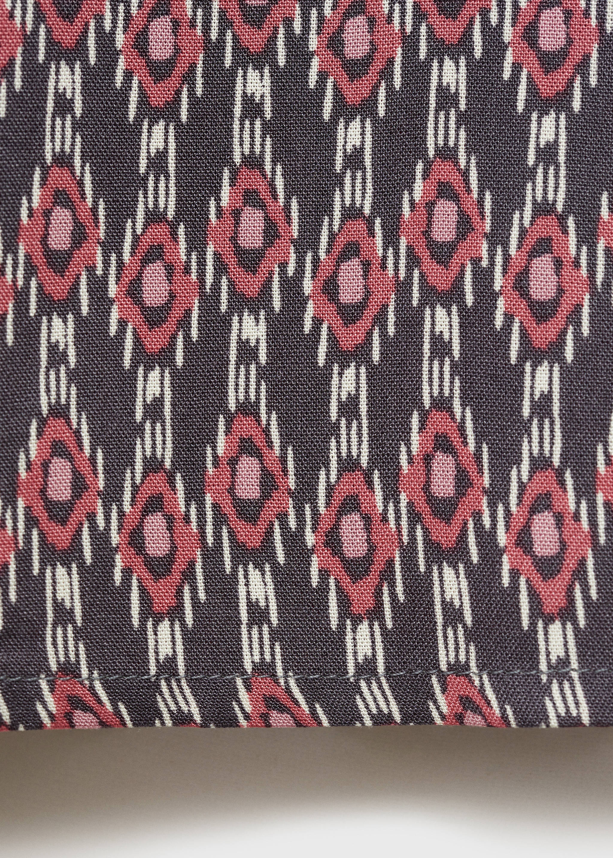 Flowy printed trousers - Details of the article 0